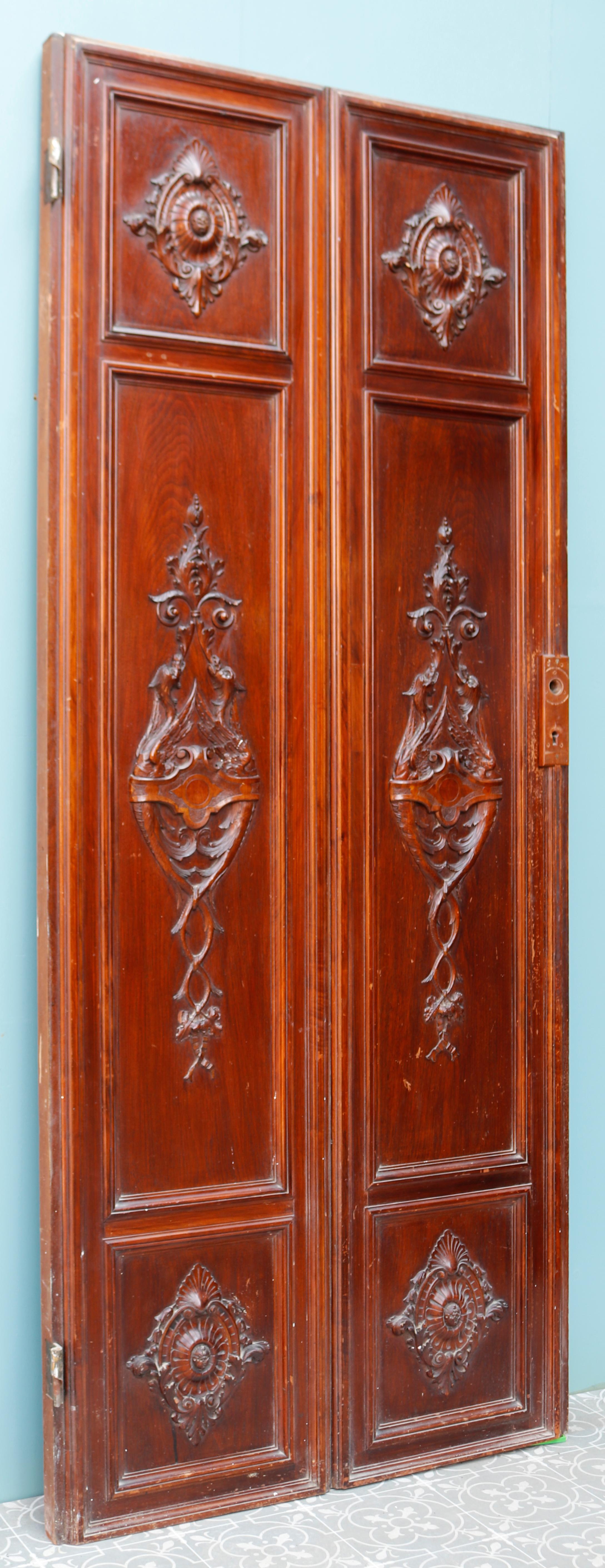Antique Louis XVI Style Walnut Door For Sale 1