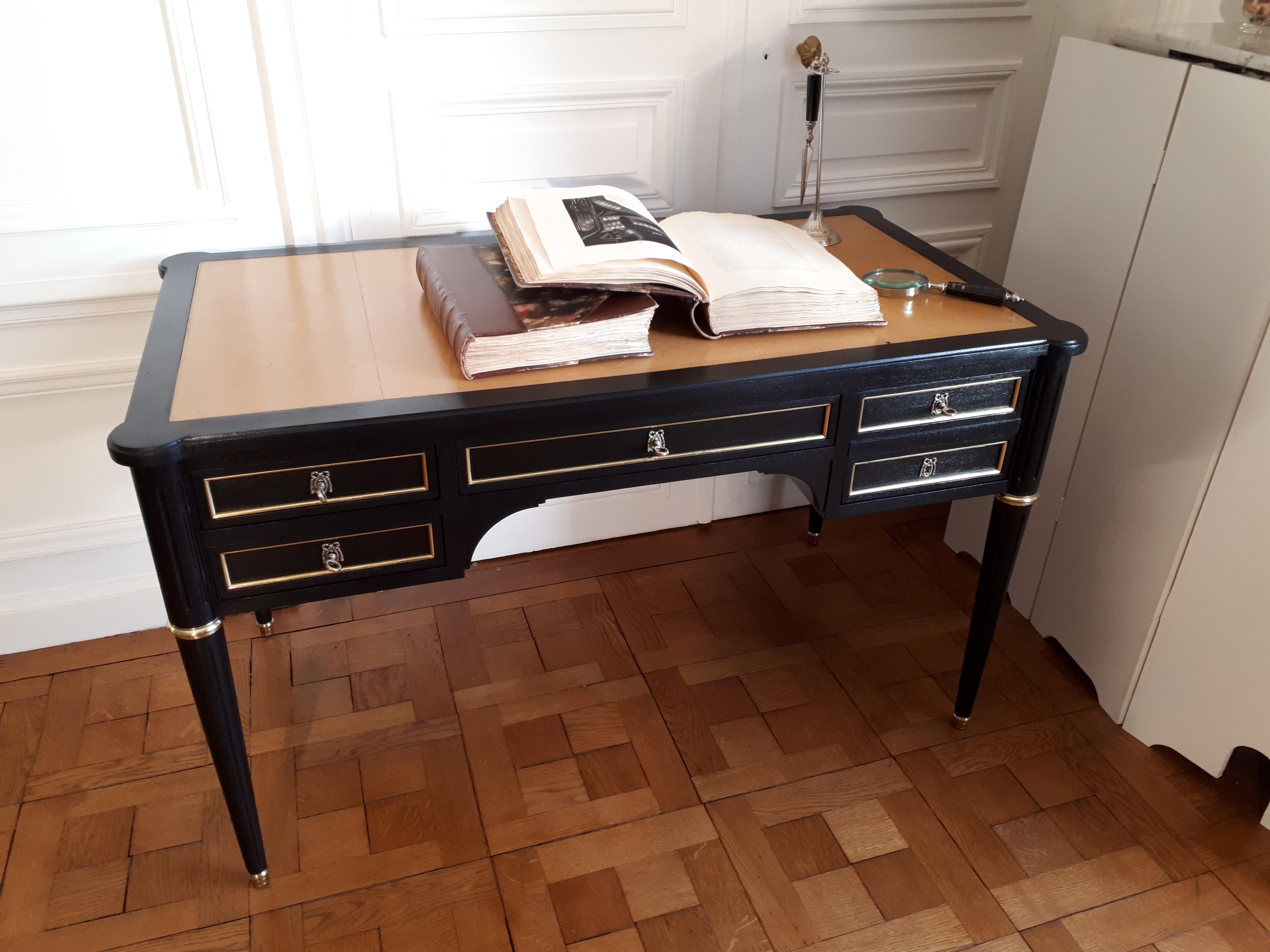 Antique Louis XVI Style Writing Desk Bureau 4