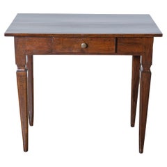 Antiker Louis XVI Tisch Schreibtisch in Nussbaum - Italien 19.