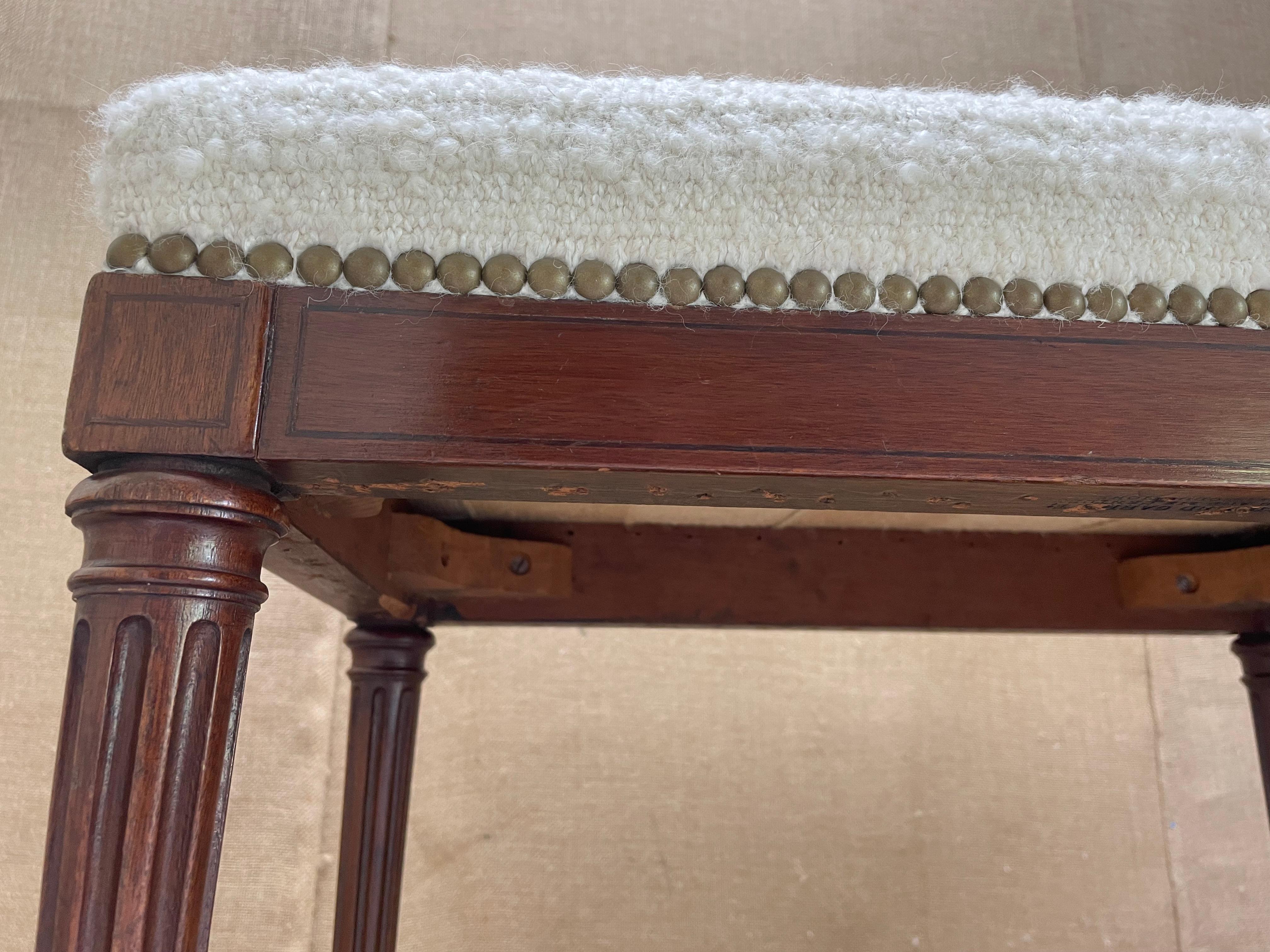Fruitiers Tabouret Louis XVI ancien en bois