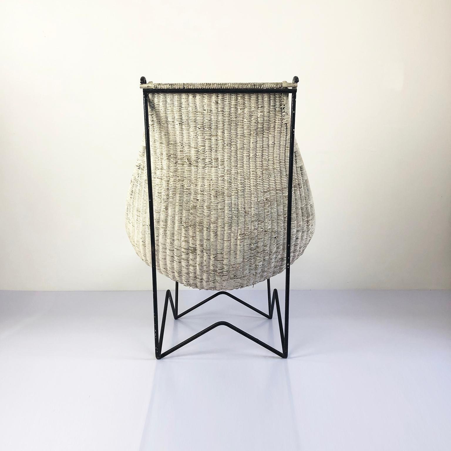 Mid-Century Modern Fauteuil de salon ancien de style John Risley en vente