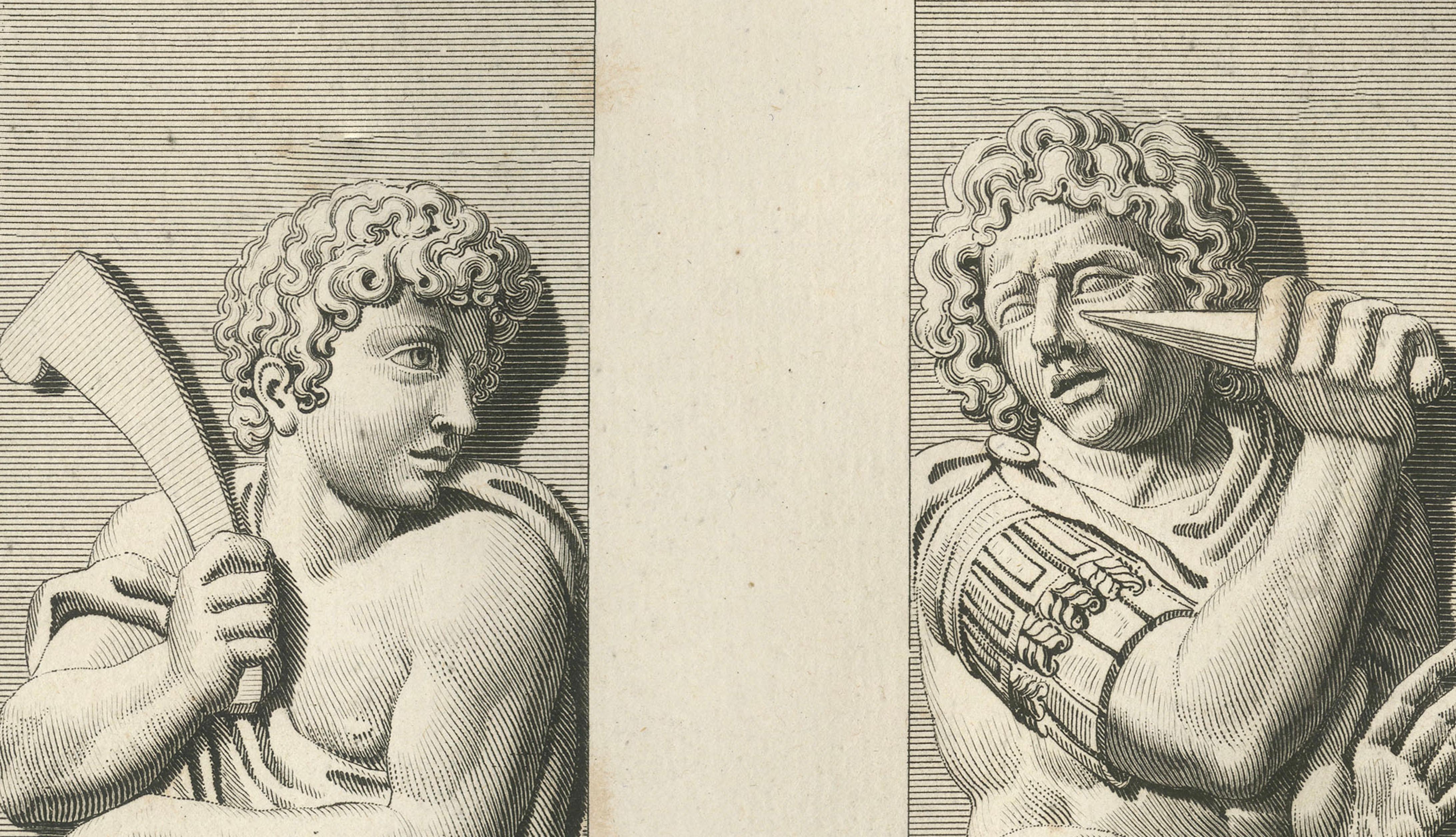 Antique Louvre Architectural Relief Engravings – French Neoclassical Plates 1803