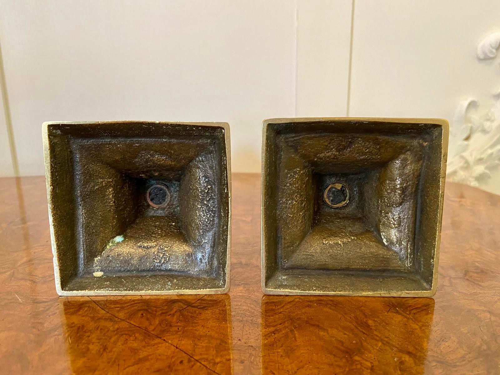 how to date brass candlesticks