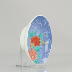 Antique Lovely Japanese Porcelain Footed Nabeshima Style, 19/20th Cen