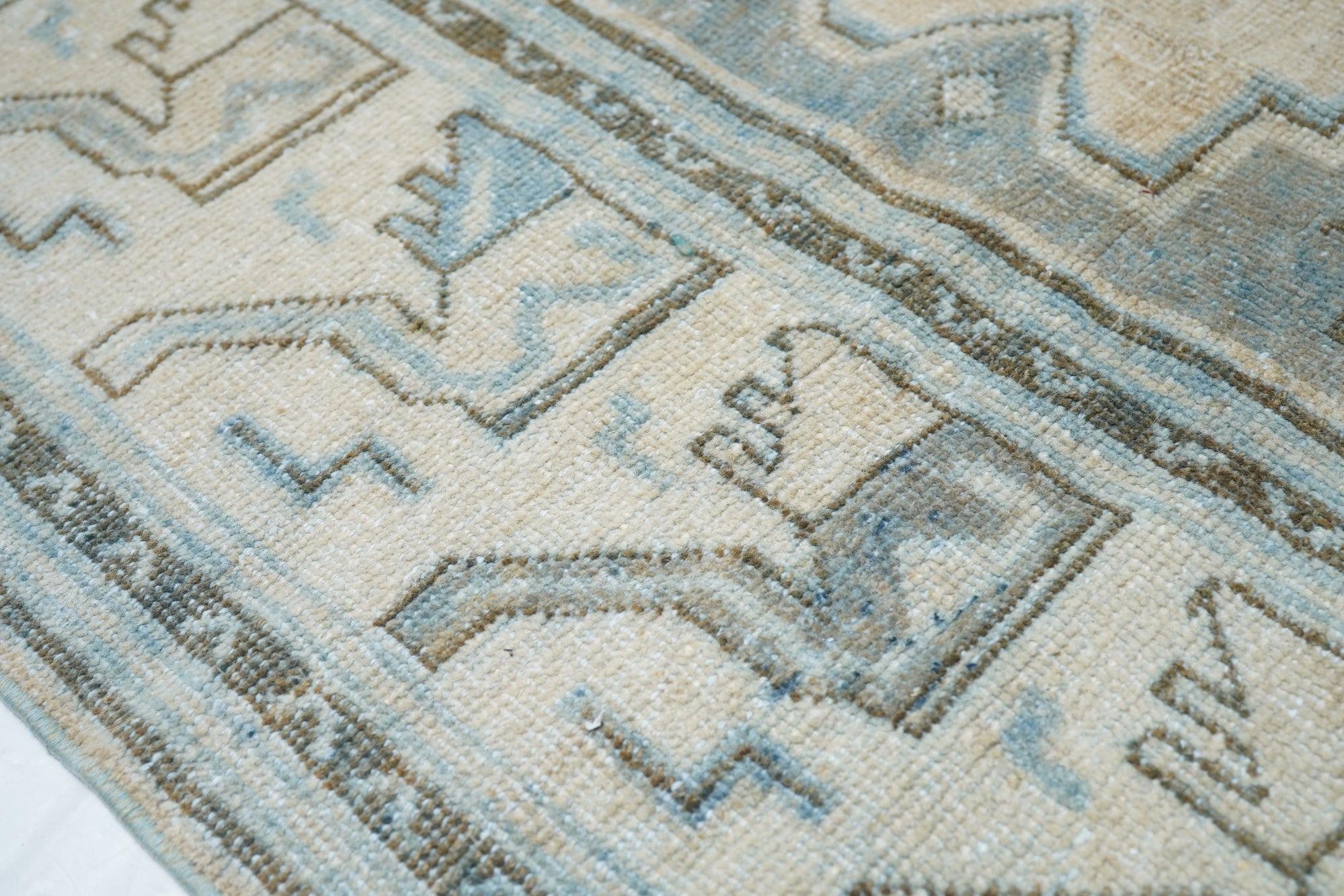 Chinese Antique Low Khotan Rug 7'7'' x 10'4'' For Sale