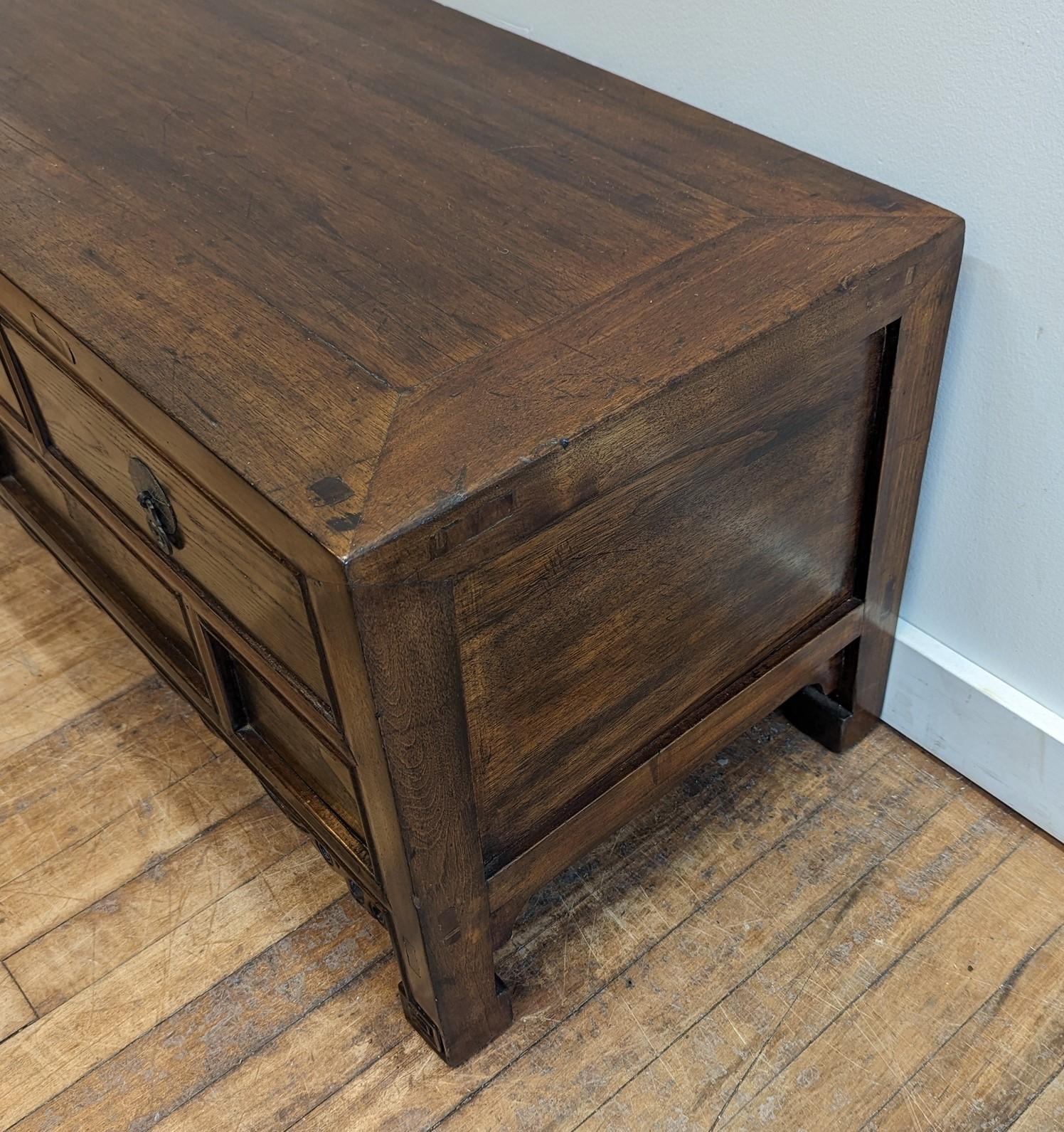 Late 19th Century Antique Low Table Coffer For Sale