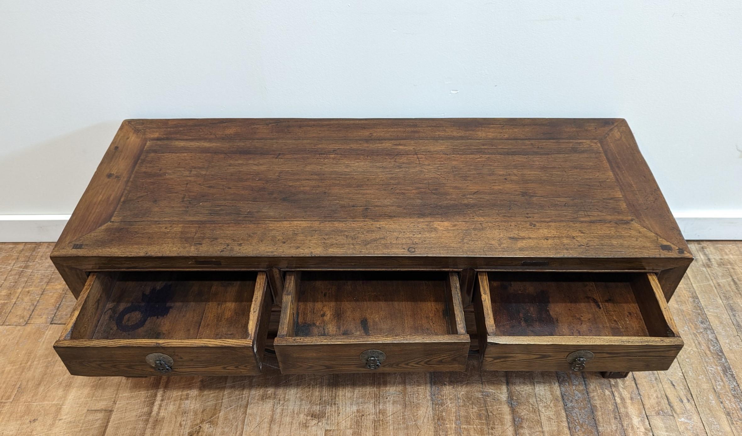Antique Low Table Coffer For Sale 1
