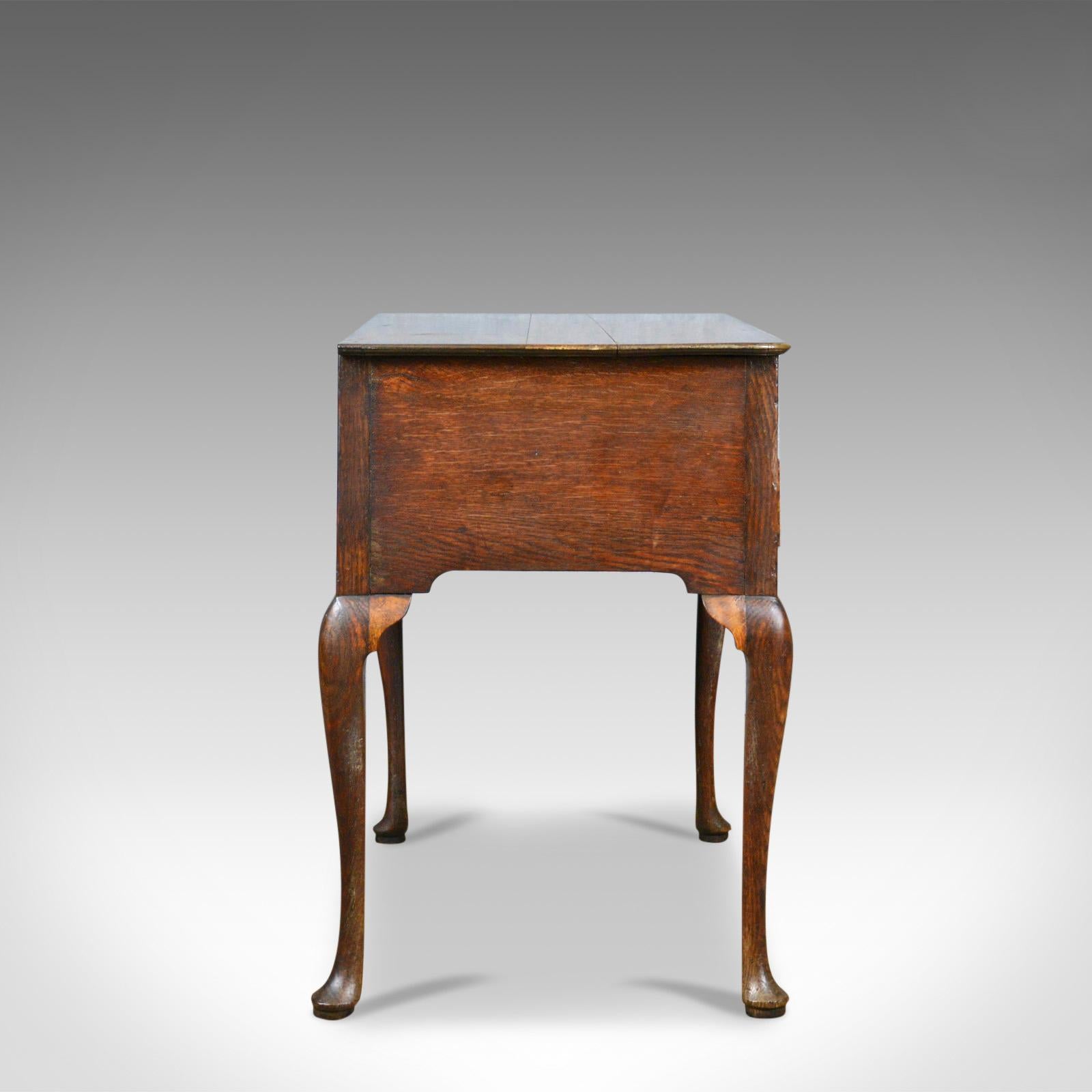 Antique Lowboy, English, Georgian, Oak, Side Table, 18th Century, circa 1780 In Good Condition In Hele, Devon, GB