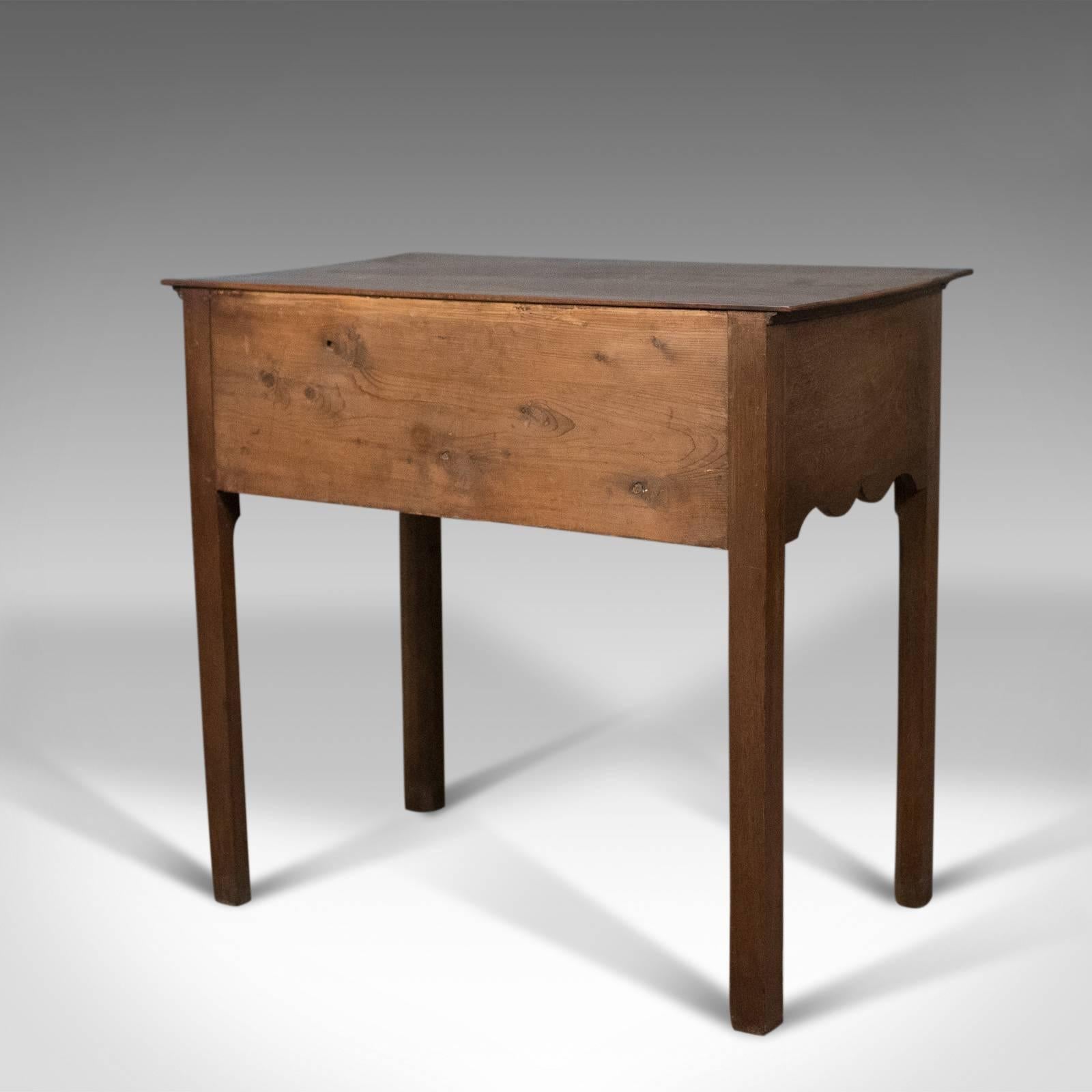 20th Century Antique Lowboy, Mahogany, English, Victorian Side Table, circa 1900 For Sale