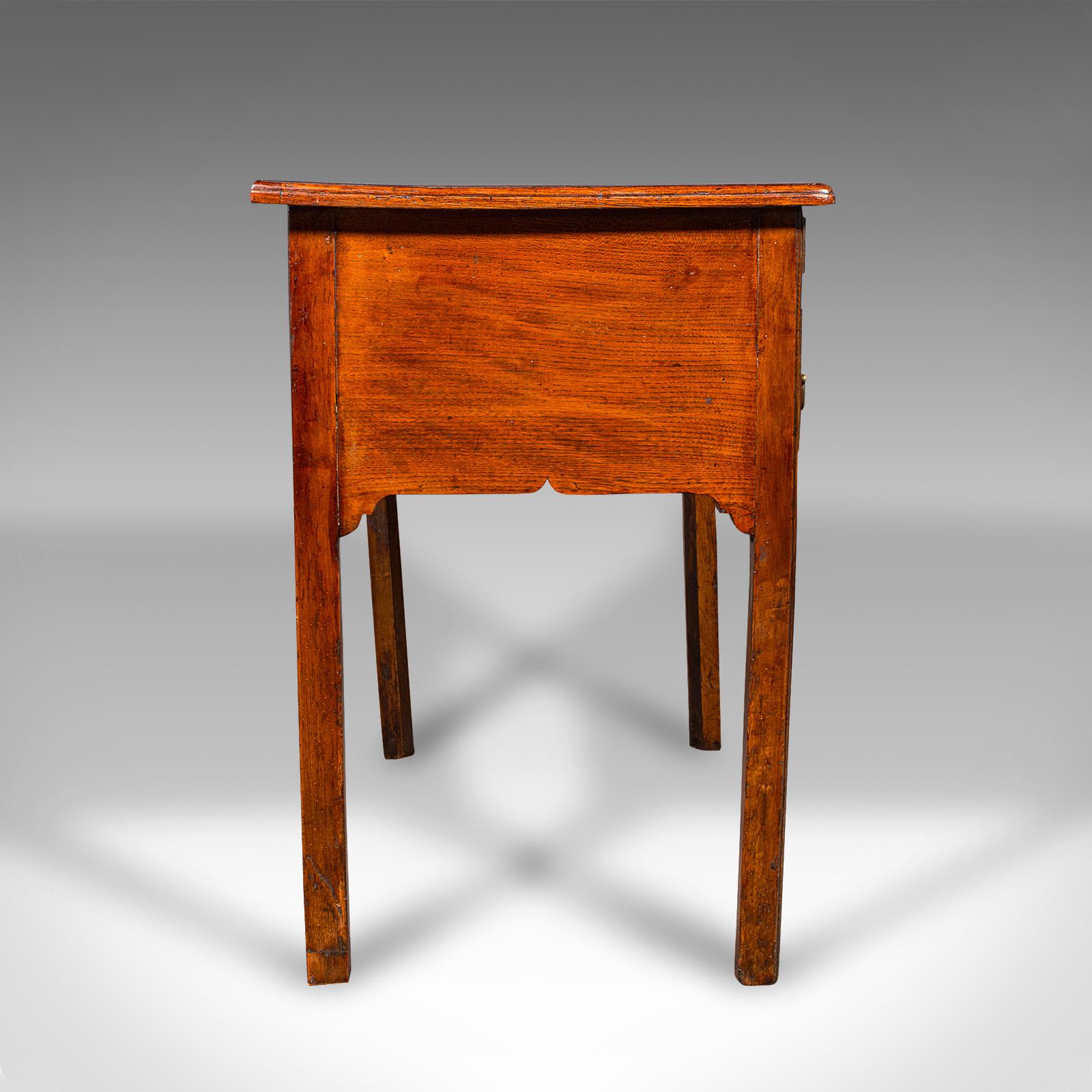Britannique Table basse ancienne, géorgienne, anglaise, ronce de noyer, Oak, hall, côté, C.C.C. en vente