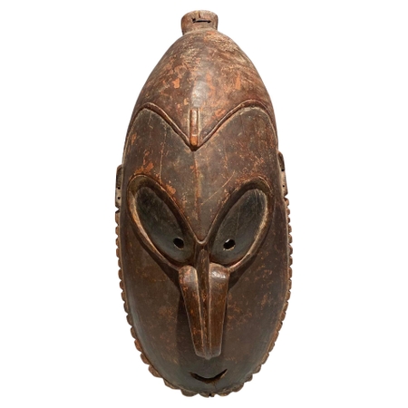 Antique Lower Sepik brag type mask Papua New Guinea Murik Lakes Ramu Oceanic