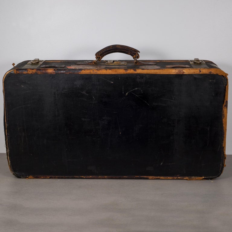 Antique Luggage with Original Travel Stickers, circa 1900-1930 For Sale at 1stdibs