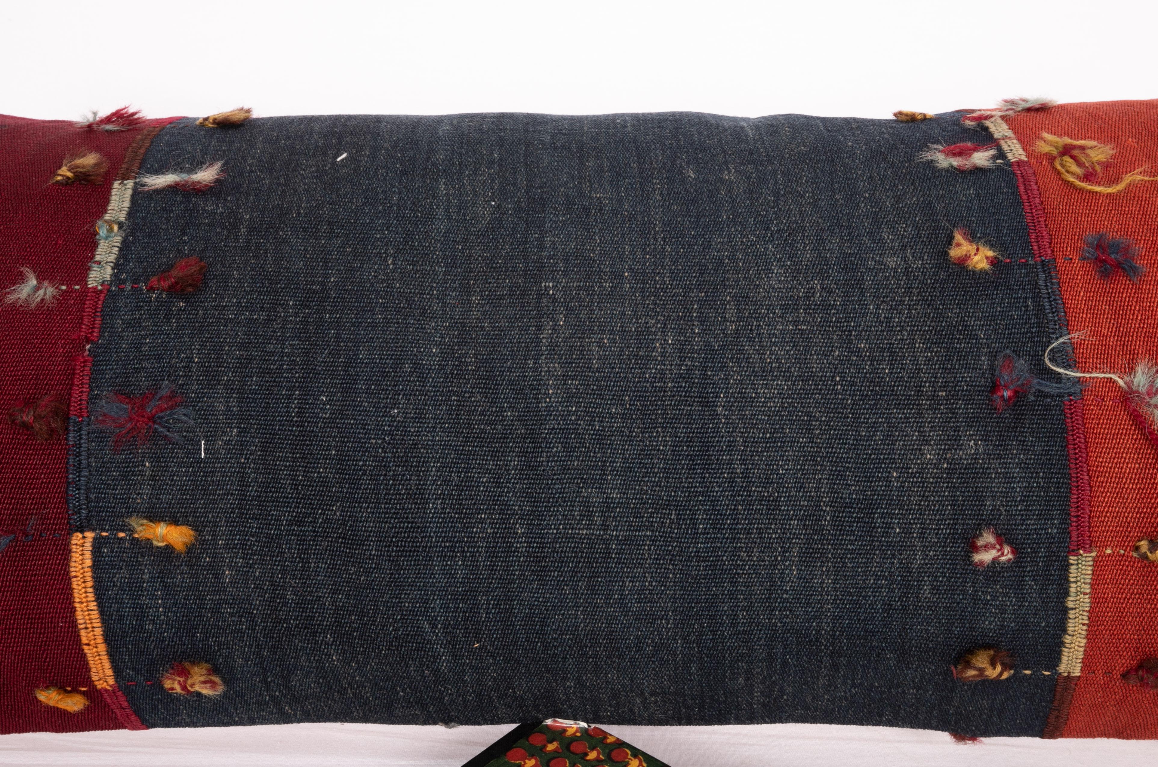 19th Century Antique Lumbar Pillow Case Made from an Eastern Anatolian Cover, Late 19th C