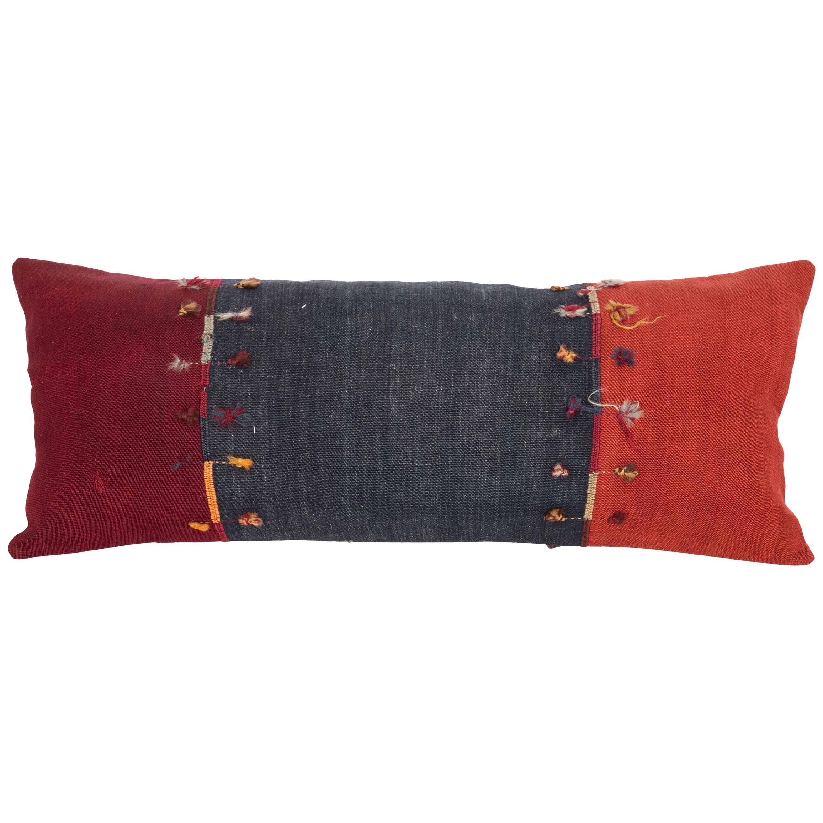 Antique Lumbar Pillow Case Made from an Eastern Anatolian Cover, Late