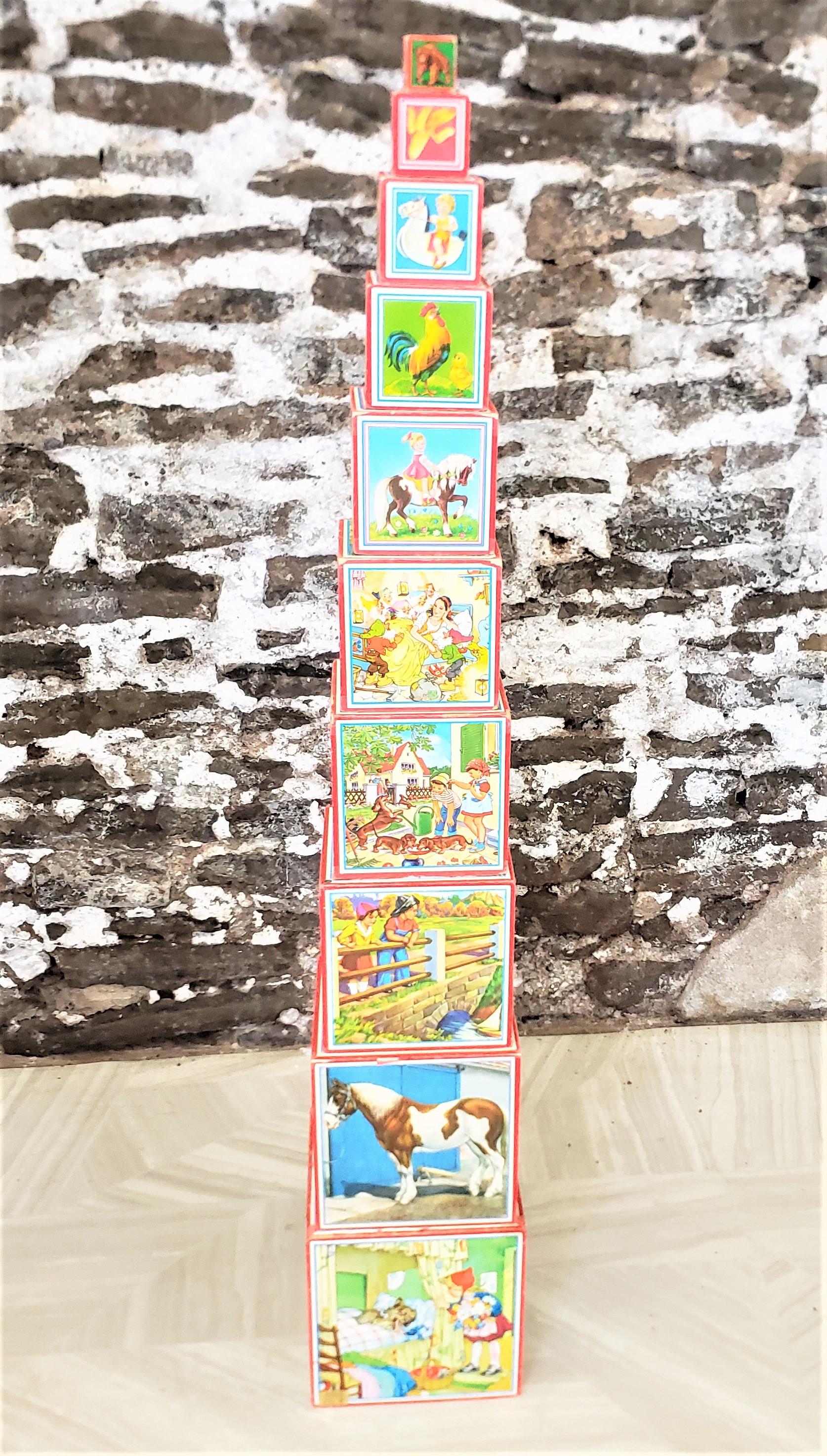 Pin Ensemble allemand ancien Lungers Hausen de 10 jouets gigognes pour enfants ou boîtes en vente