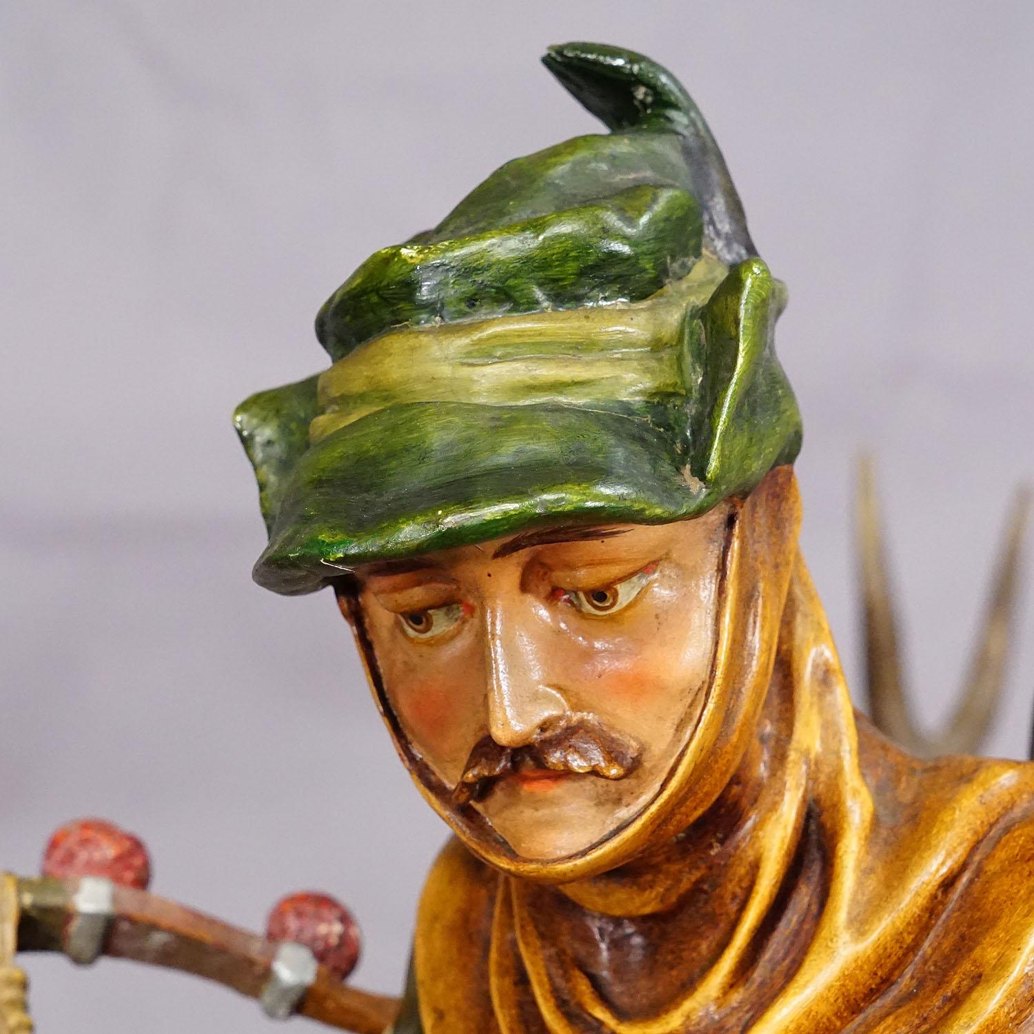 Antiker Lüster eines mittelalterlichen Jägers, ca. 1900er Jahre (Deutsch)