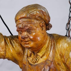 Antique Lustermaennchen of a Cellar Master, Germany 1920