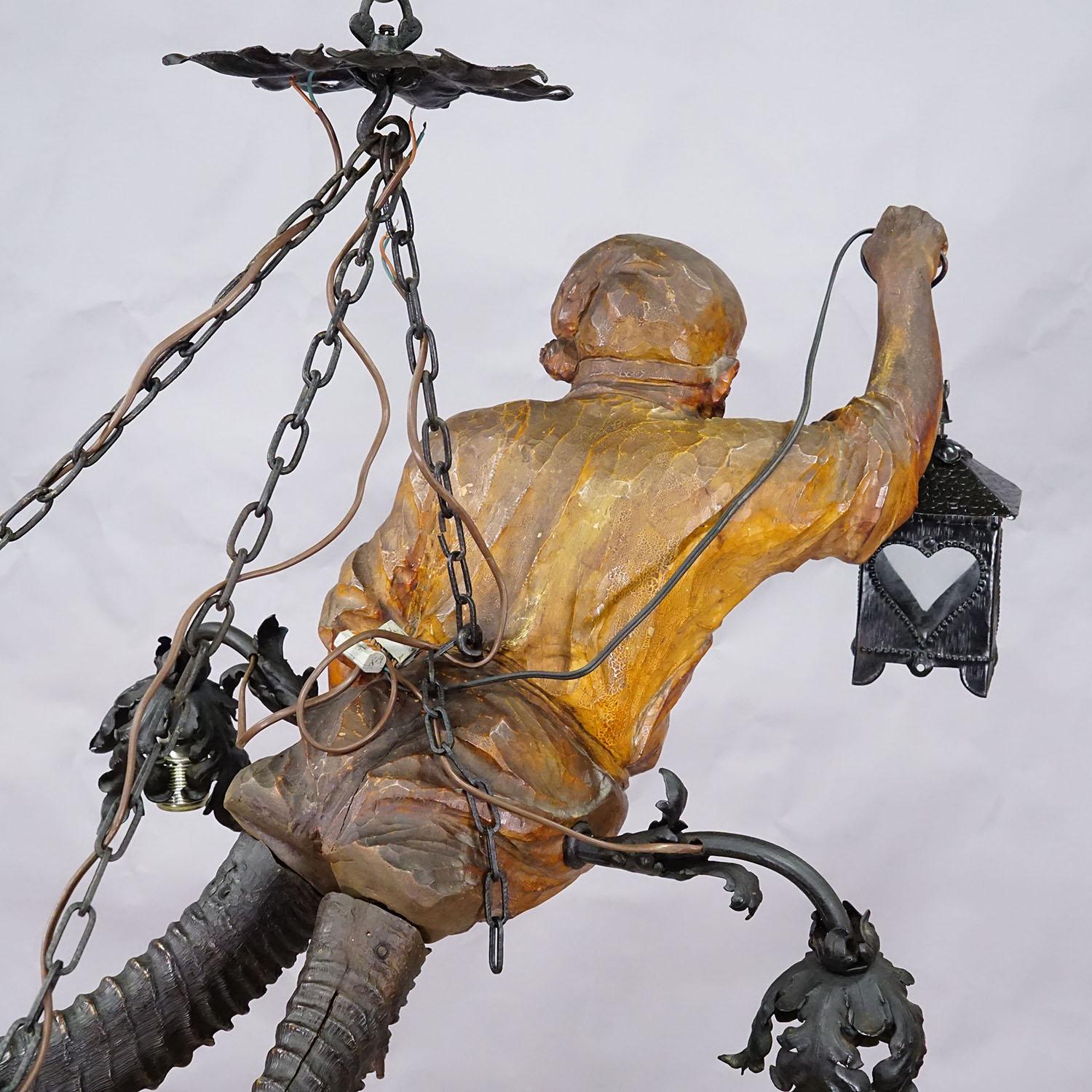 Tedesco Antico Lustermaennchen di un maestro di cantina, Germania 1920 in vendita