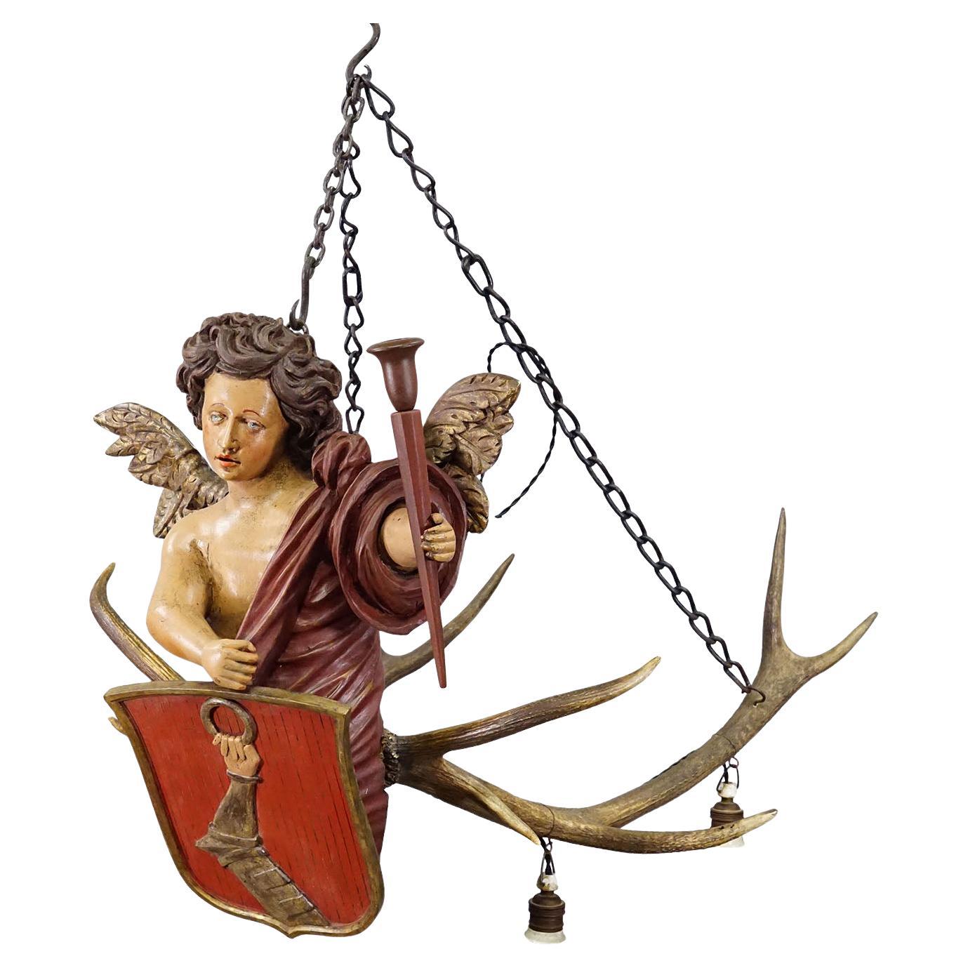 Antique Lusterweibchen Angel, Germany 1900