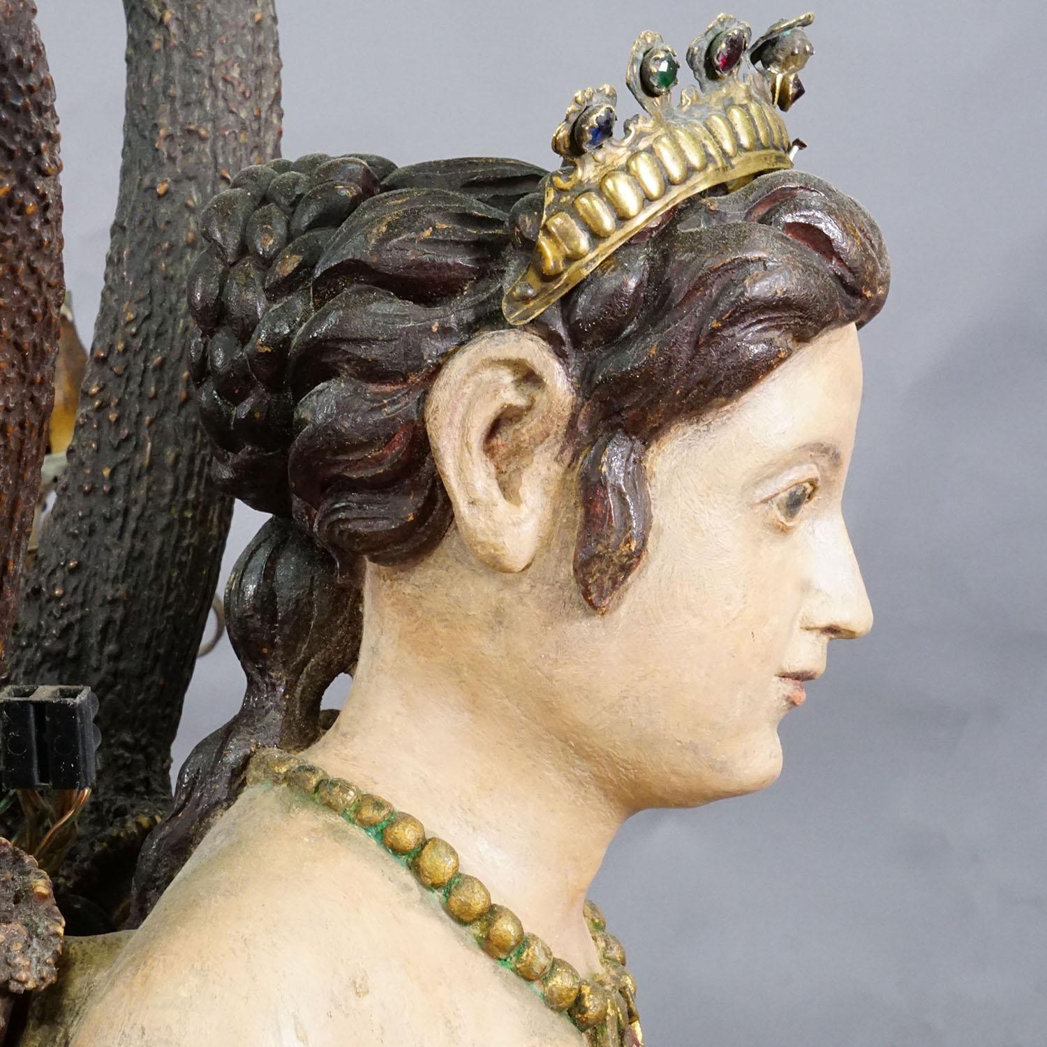 Palco Antico Lusterweibchen di una sirena del 1900 ca. in vendita