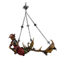 Antique Lusterweibchen of a Patrician Lady ca. 1900