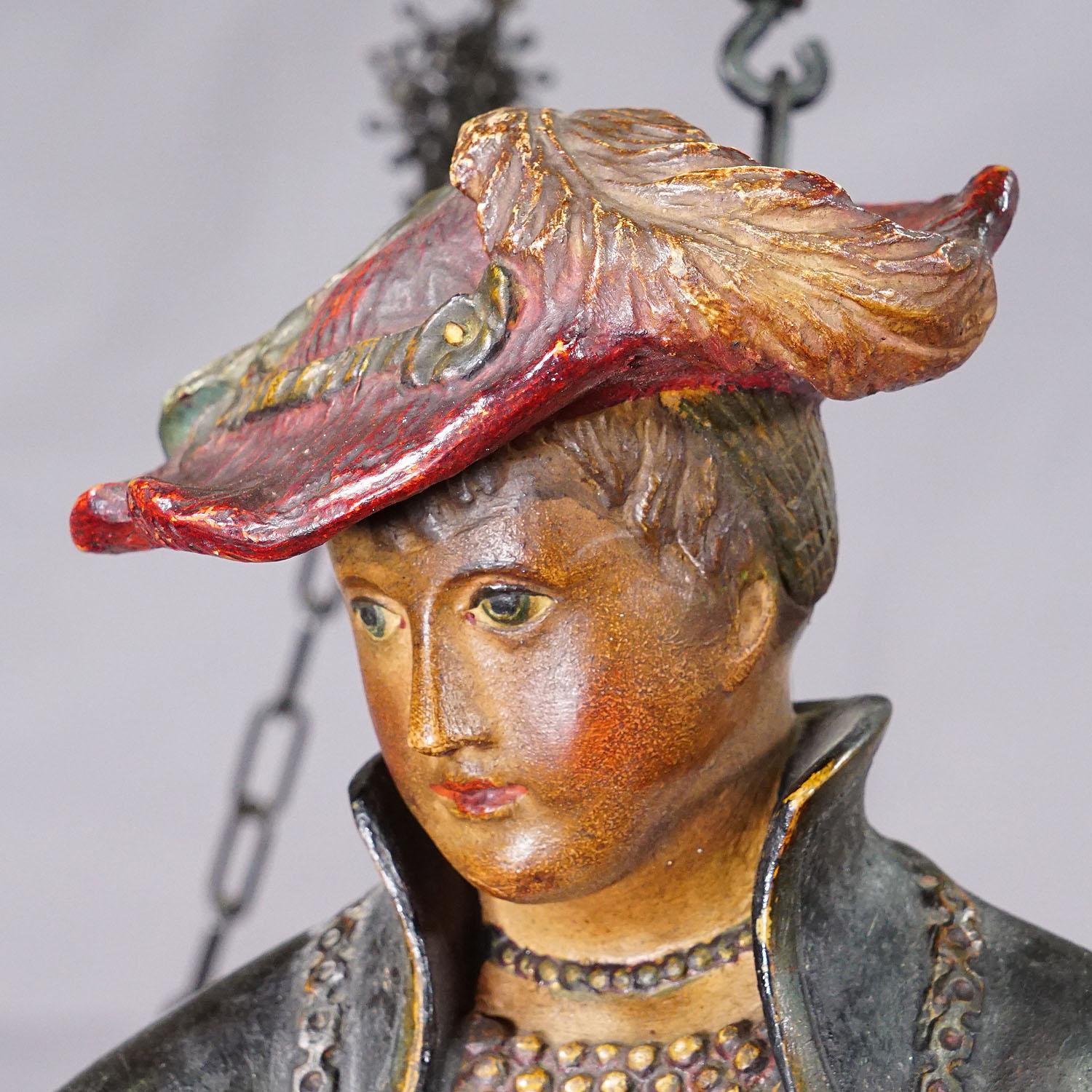 Antikes Lusterweibchen einer Patrician-Dame, um 1900 im Zustand „Gut“ im Angebot in Berghuelen, DE