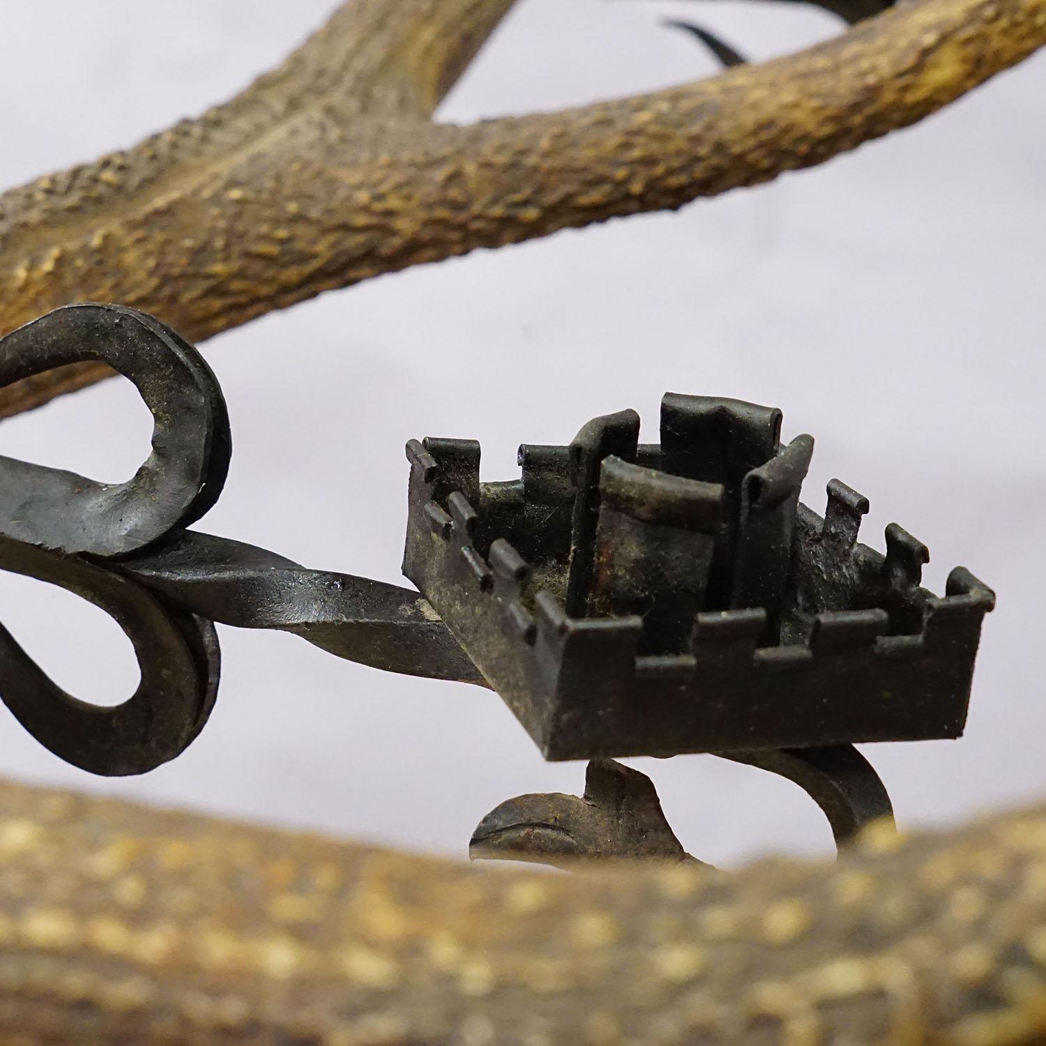 Antikes Lusterweibchen einer Patrizierin, Deutschland 1900 (Geweih) im Angebot