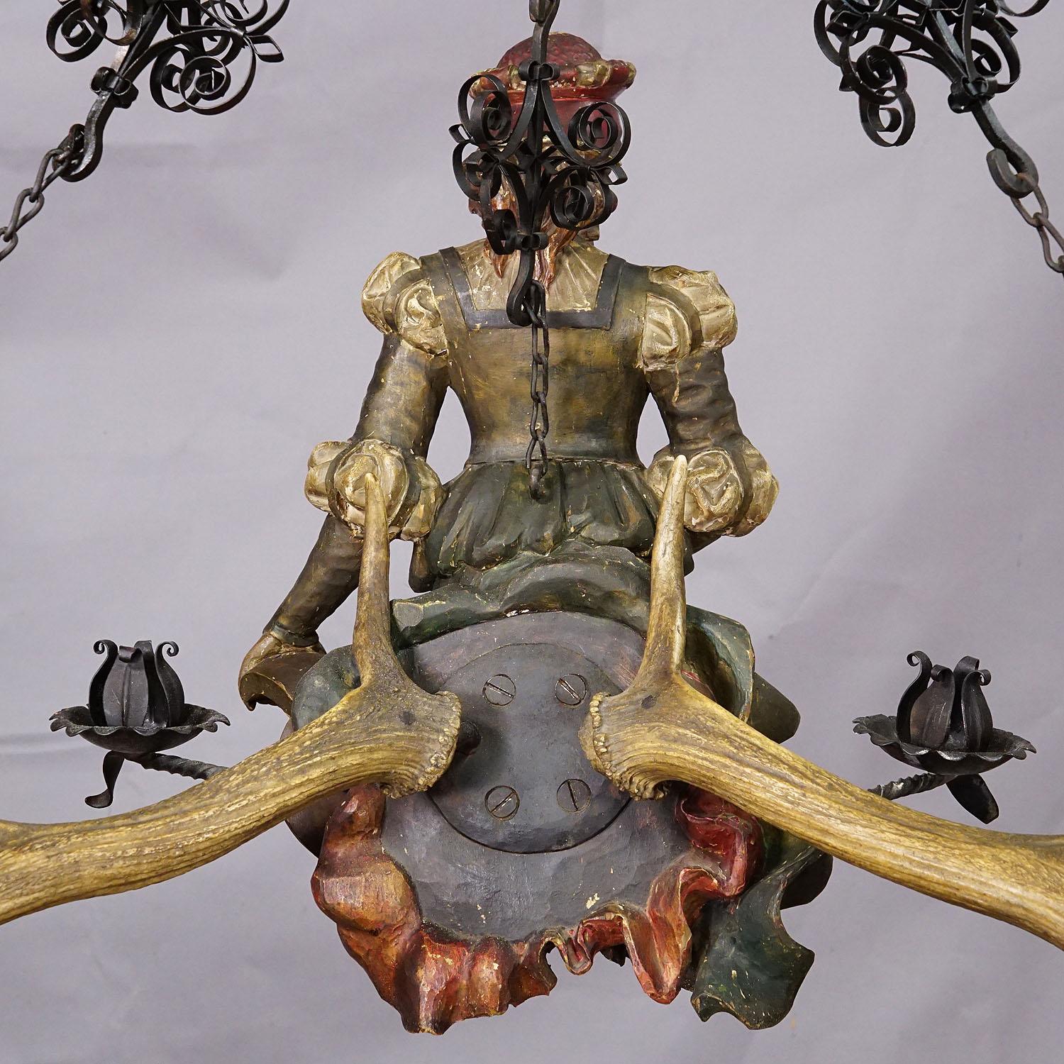 Antikes Lusterweibchen einer viktorianischen Dame, um 1900 im Angebot 8