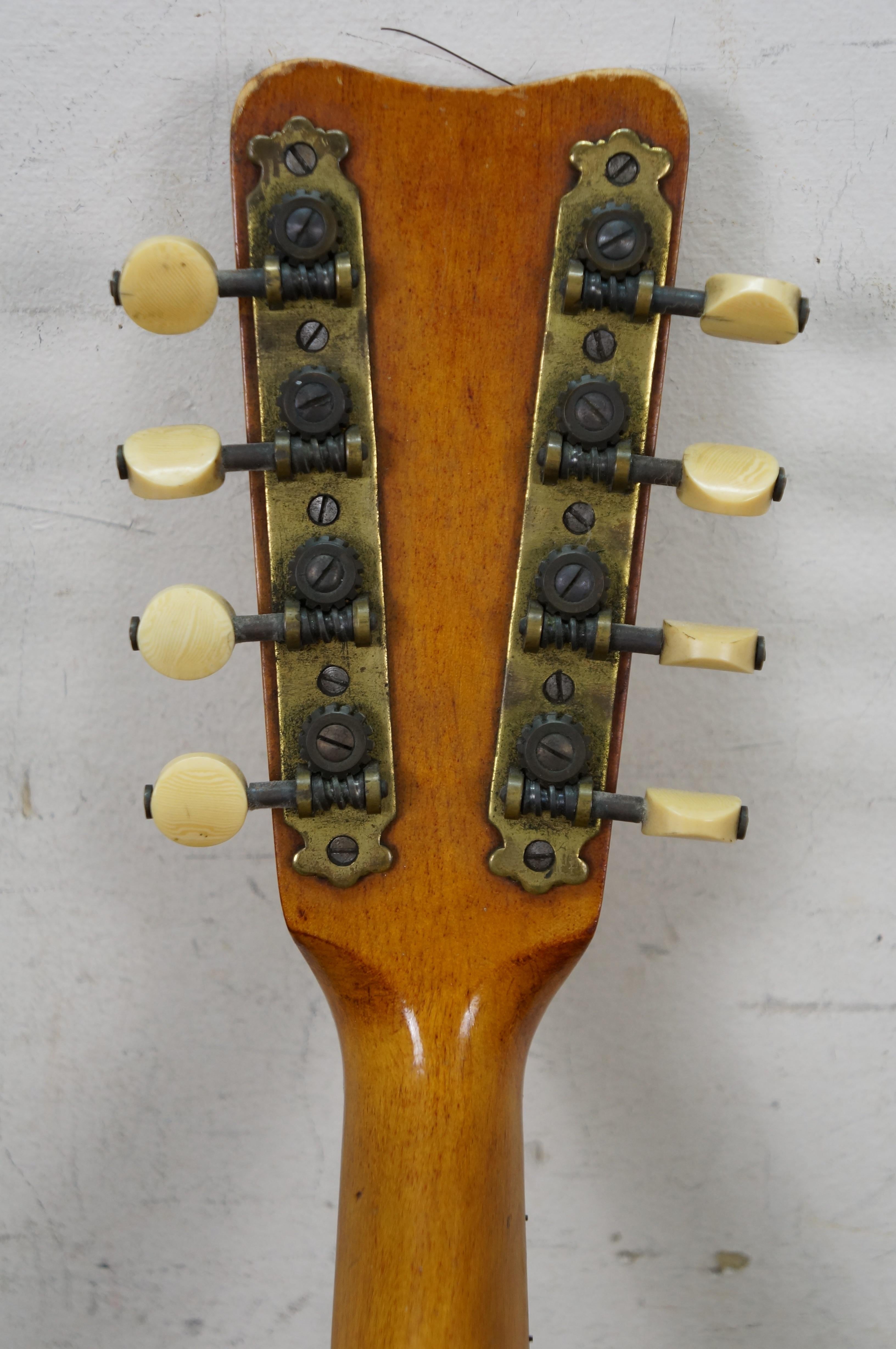Mandolino antico con fondo a scodella in acero Lyon & Healy 24