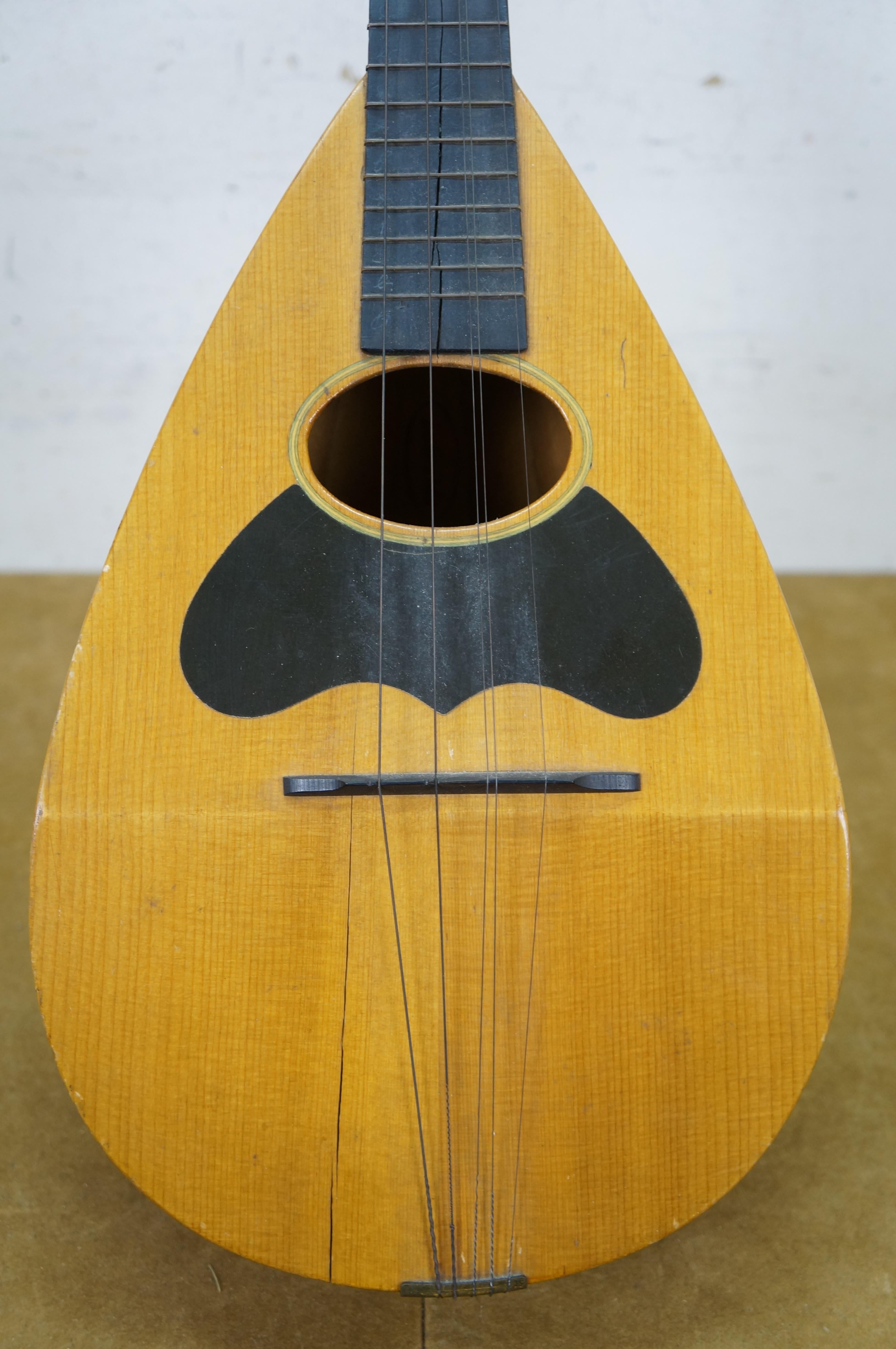 Mandolino antico con fondo a scodella in acero Lyon & Healy 24
