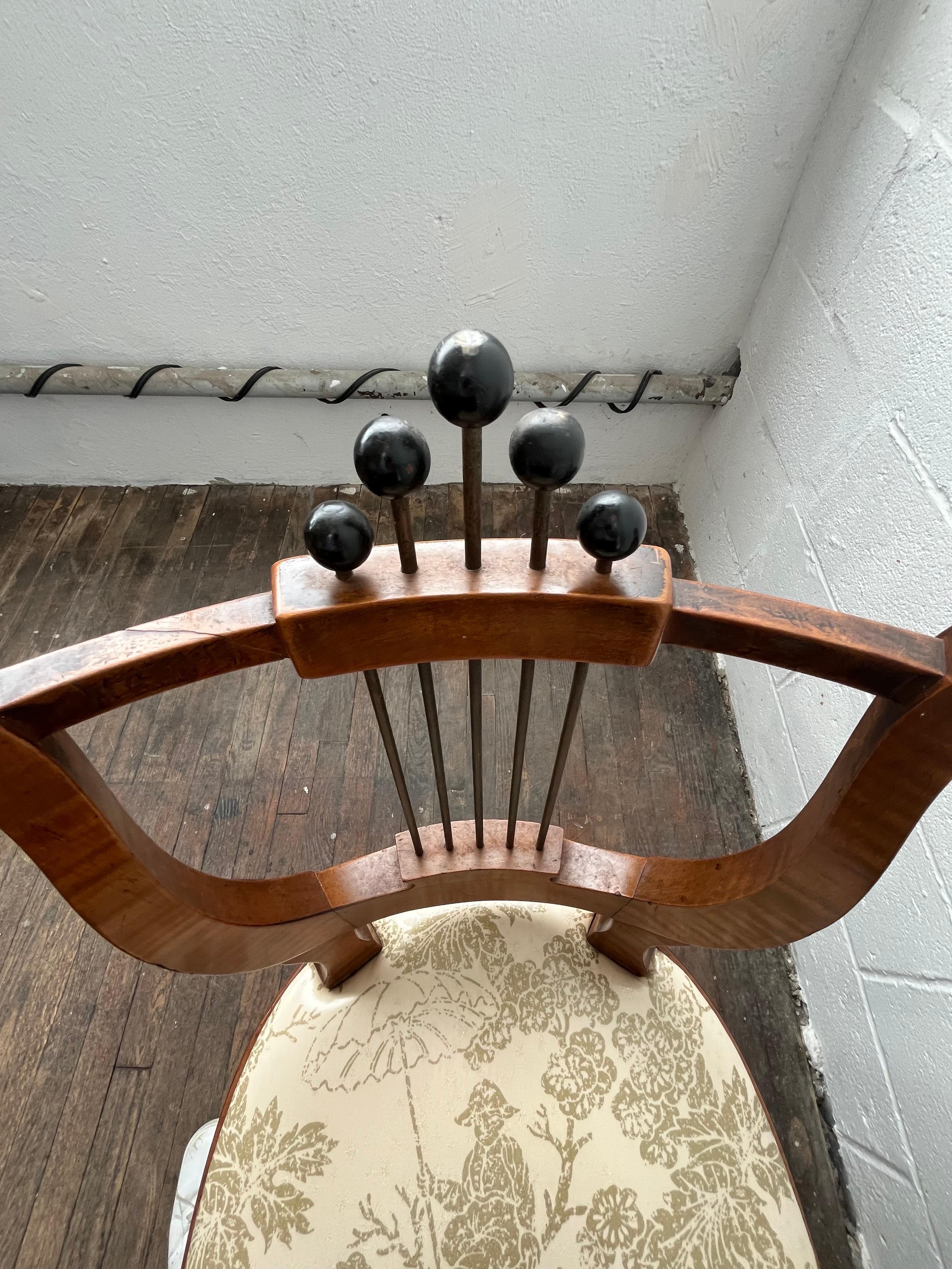 Antique Lyre Back Chair For Sale 6