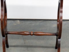 Antique Lyre Petite Writing Desk