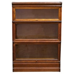 Antique Macey Furniture 3 Stack Lawyer's Bookcase, c.1910