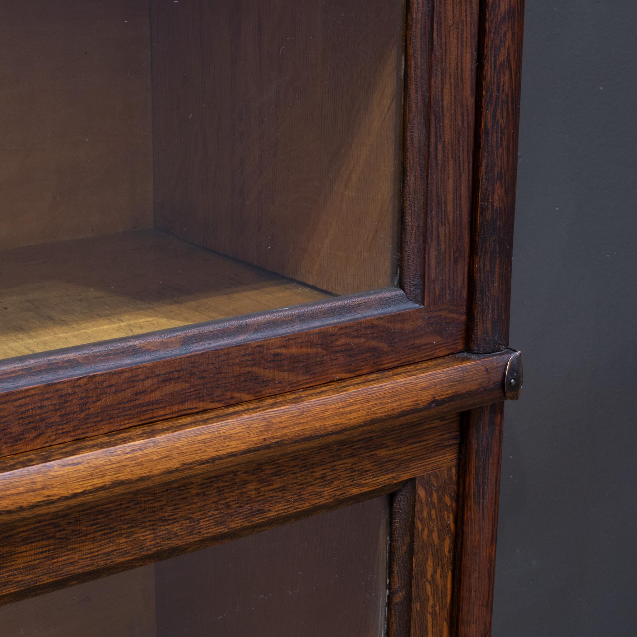 Antikes Macey Furniture Lawyer's Bookcase mit 4 Stapeln, um 1910 im Angebot 3