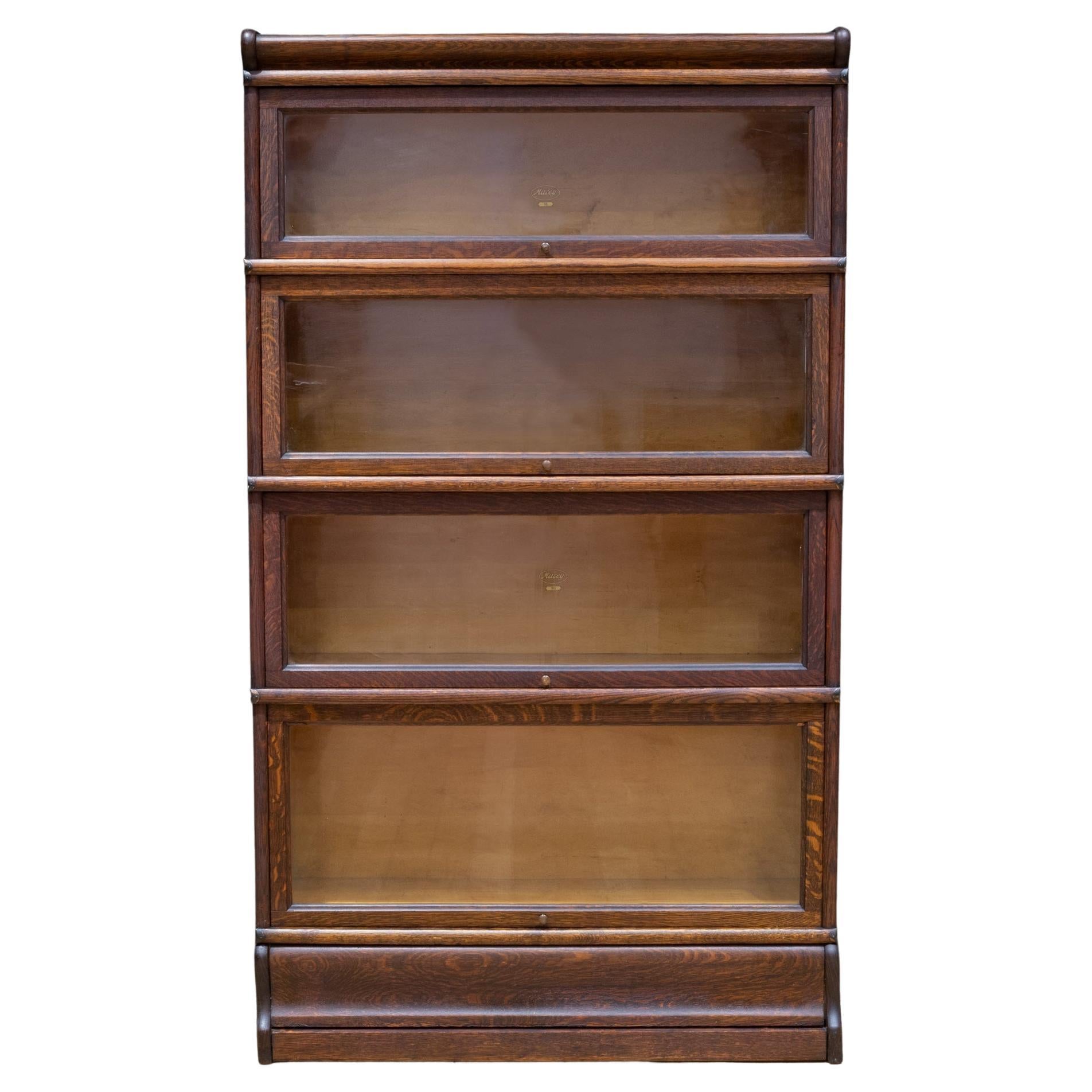 Antique Macey Furniture 4 Stack Lawyer's Bookcase c.1910 For Sale