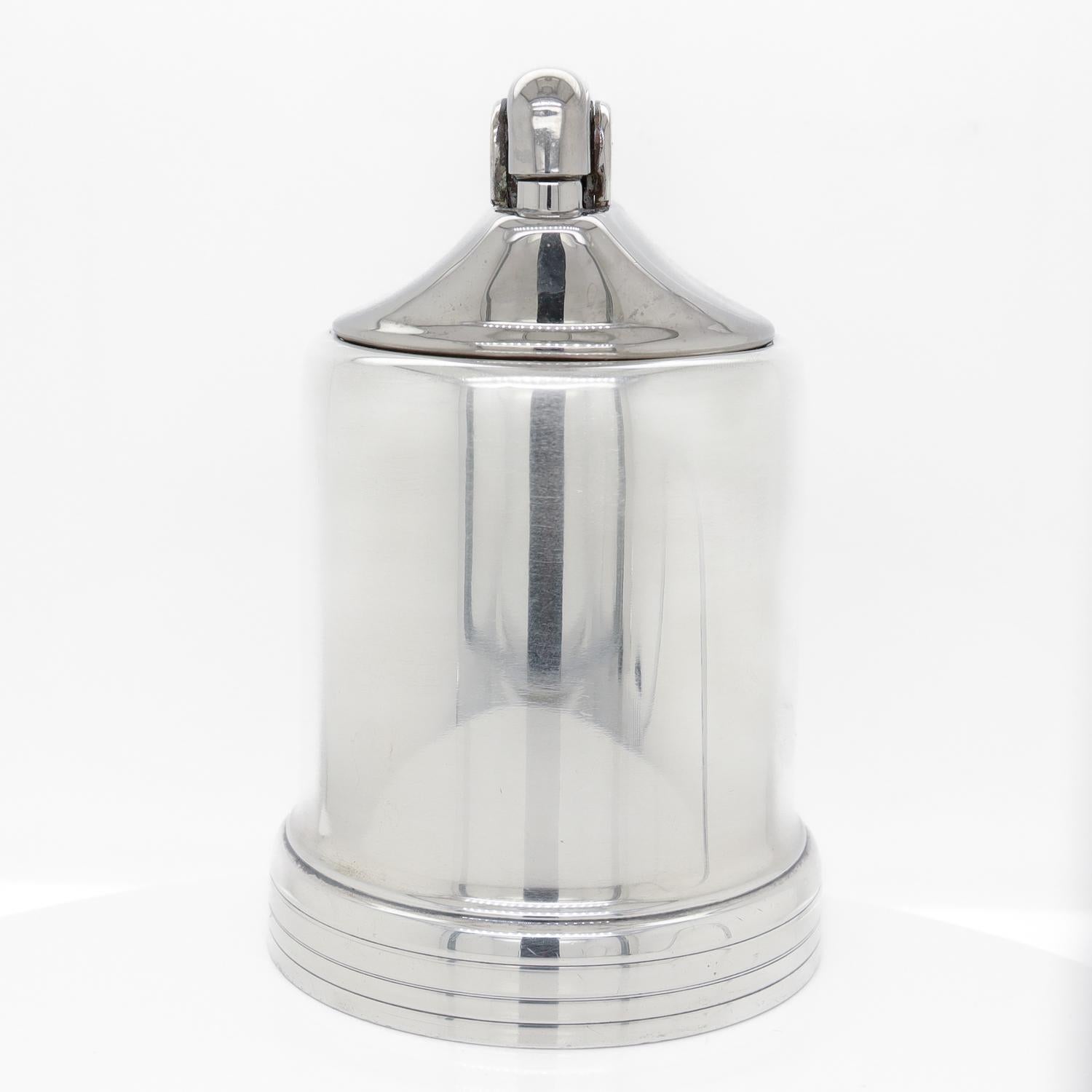 20th Century Antique Machine Age Tiffany & Co. Sterling Silver Makers Table Lighter