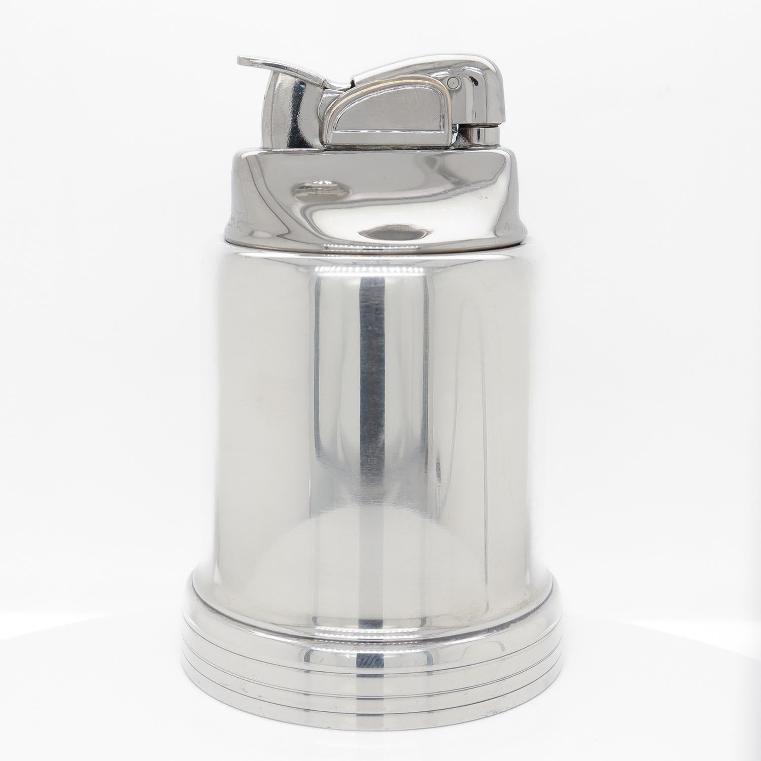 Antique Machine Age Tiffany & Co. Sterling Silver Makers Table Lighter 2