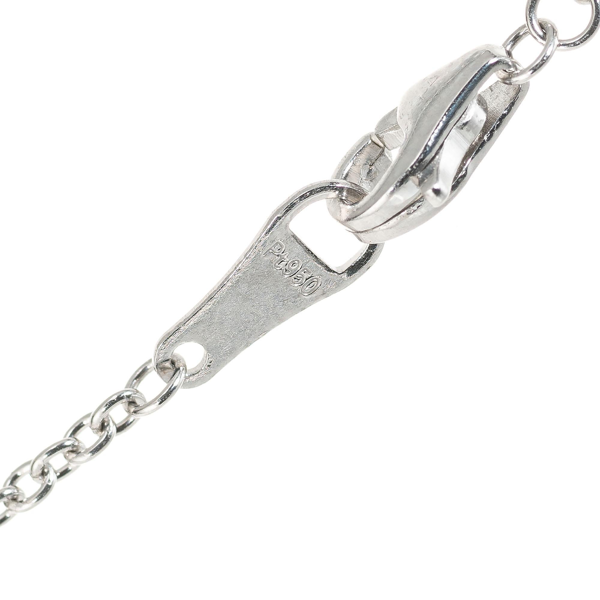 De las mujeres Collar Colgante Antiguo Madonna Madreperla Diamante Platino