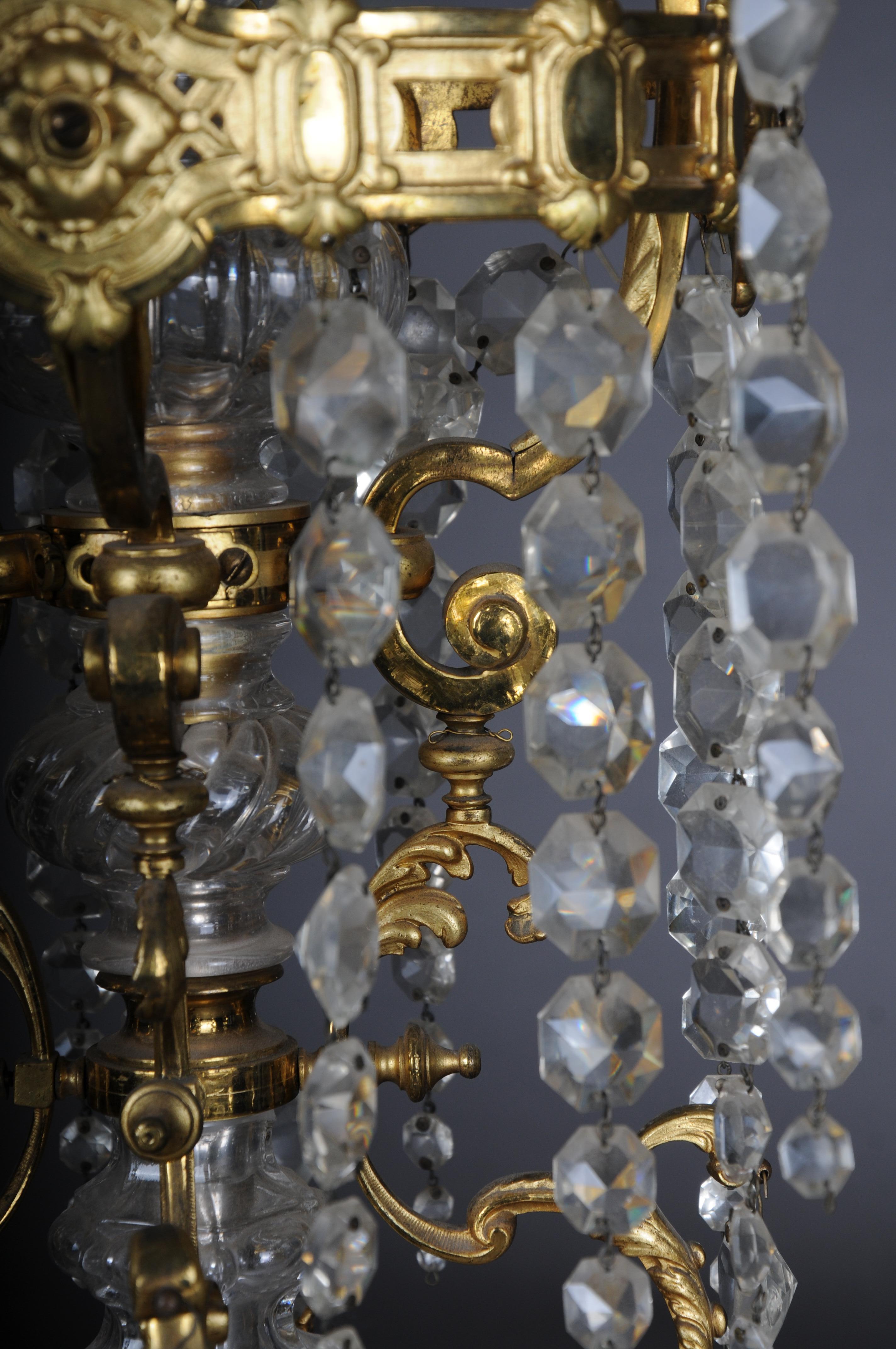 Antike prächtige Stehlampe, Bronze, Gold Napoleon III. im Angebot 6