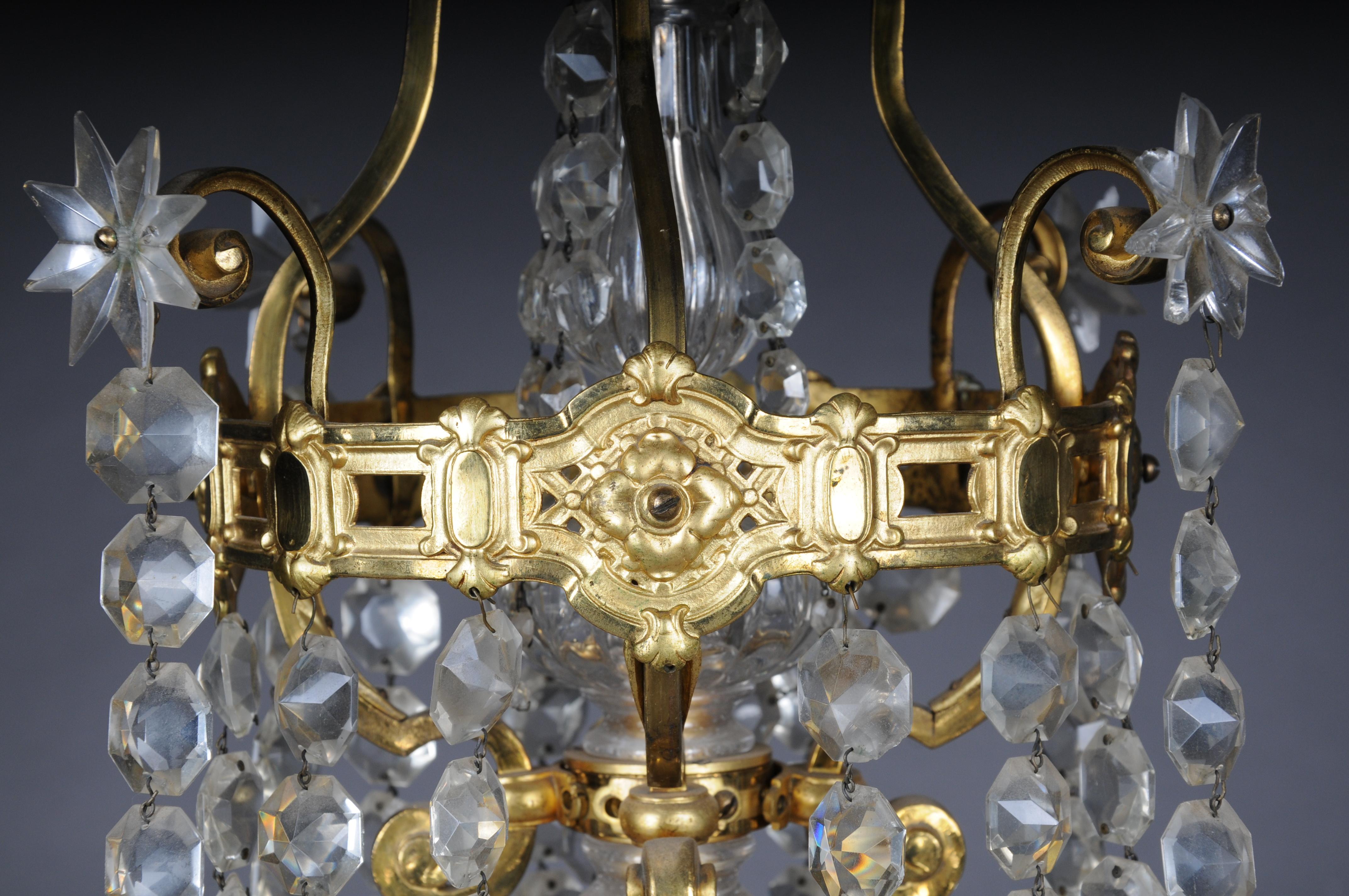 Antike prächtige Stehlampe, Bronze, Gold Napoleon III. im Angebot 7