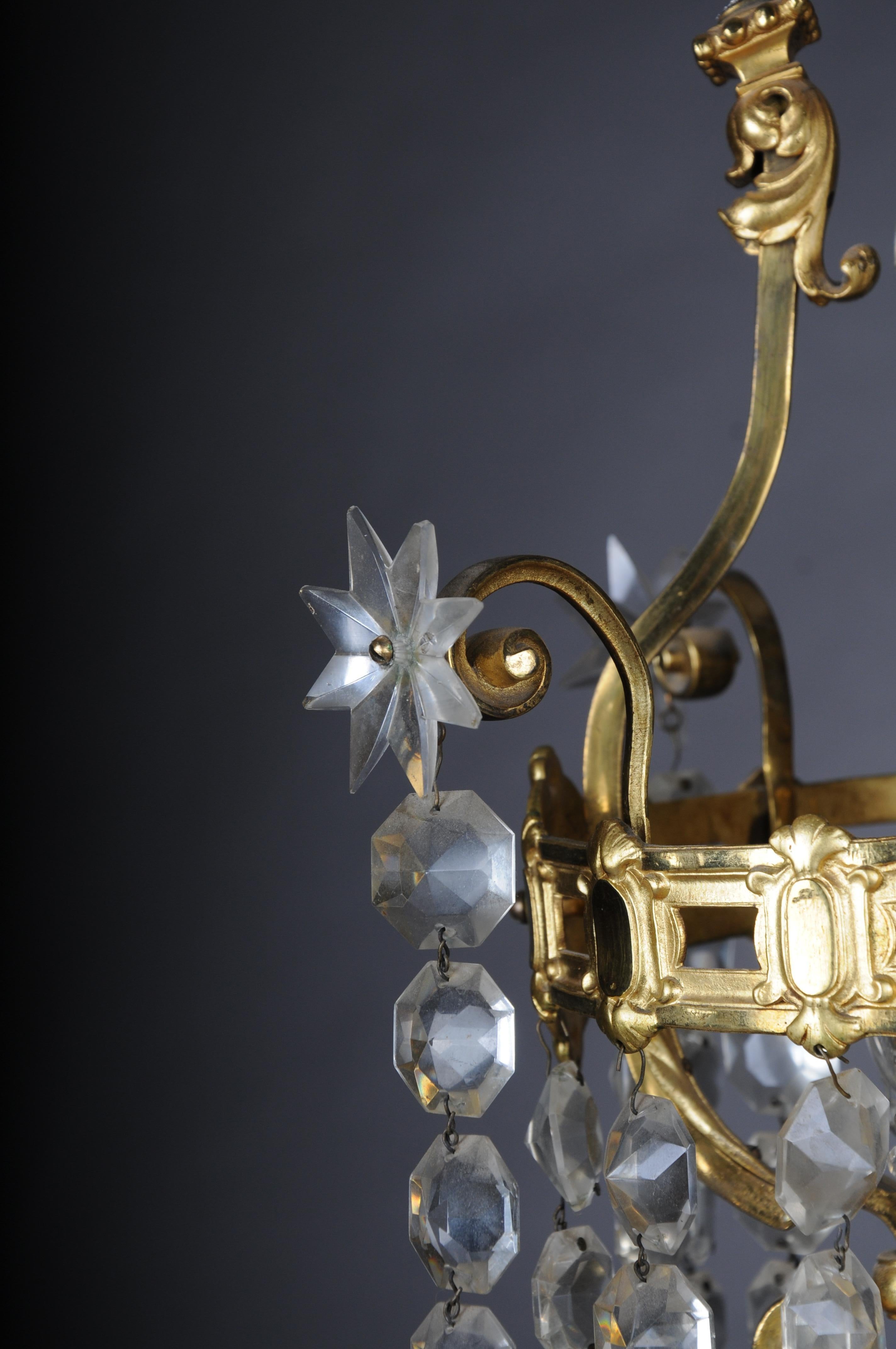 Antike prächtige Stehlampe, Bronze, Gold Napoleon III. im Angebot 8