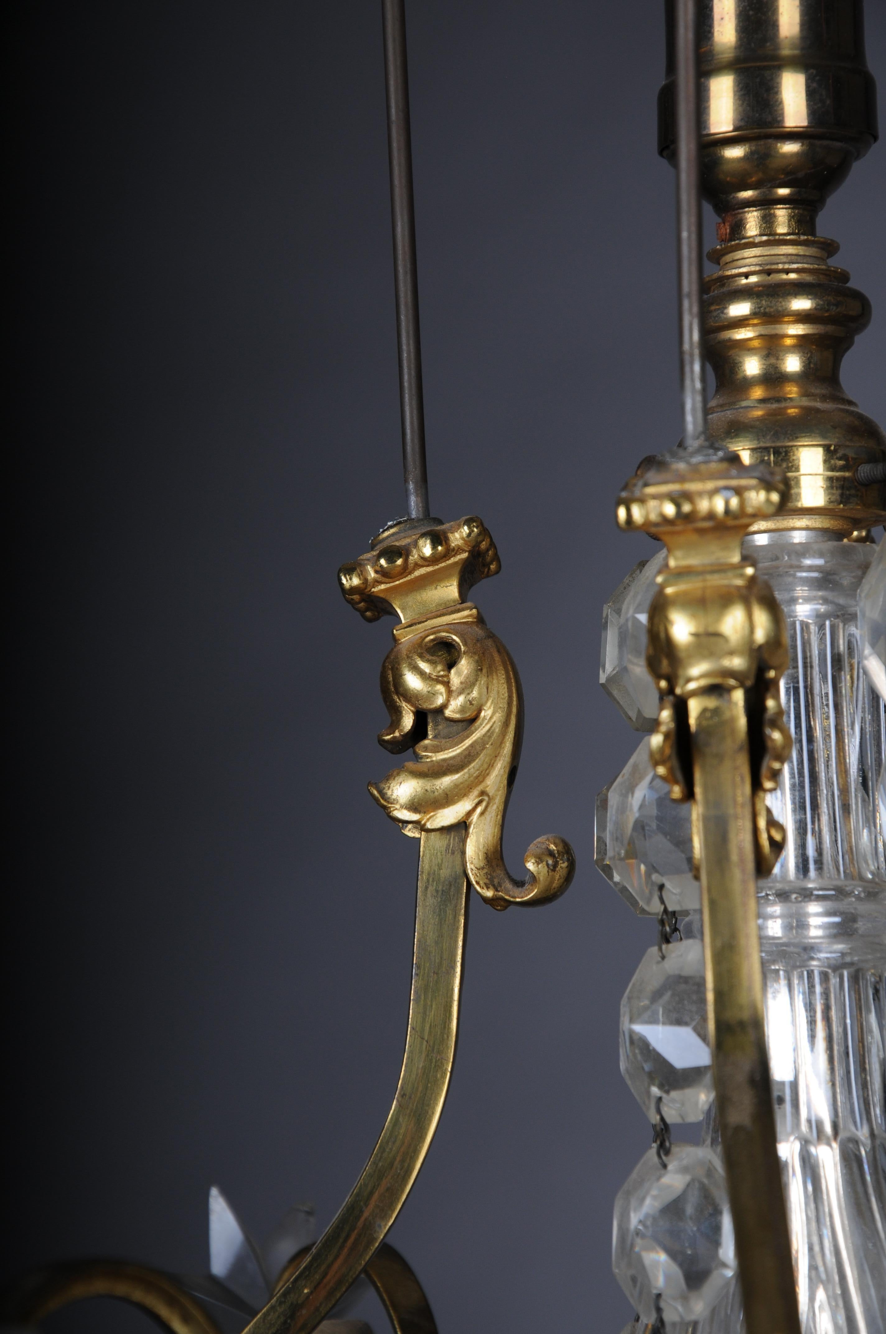 Antike prächtige Stehlampe, Bronze, Gold Napoleon III. im Angebot 9