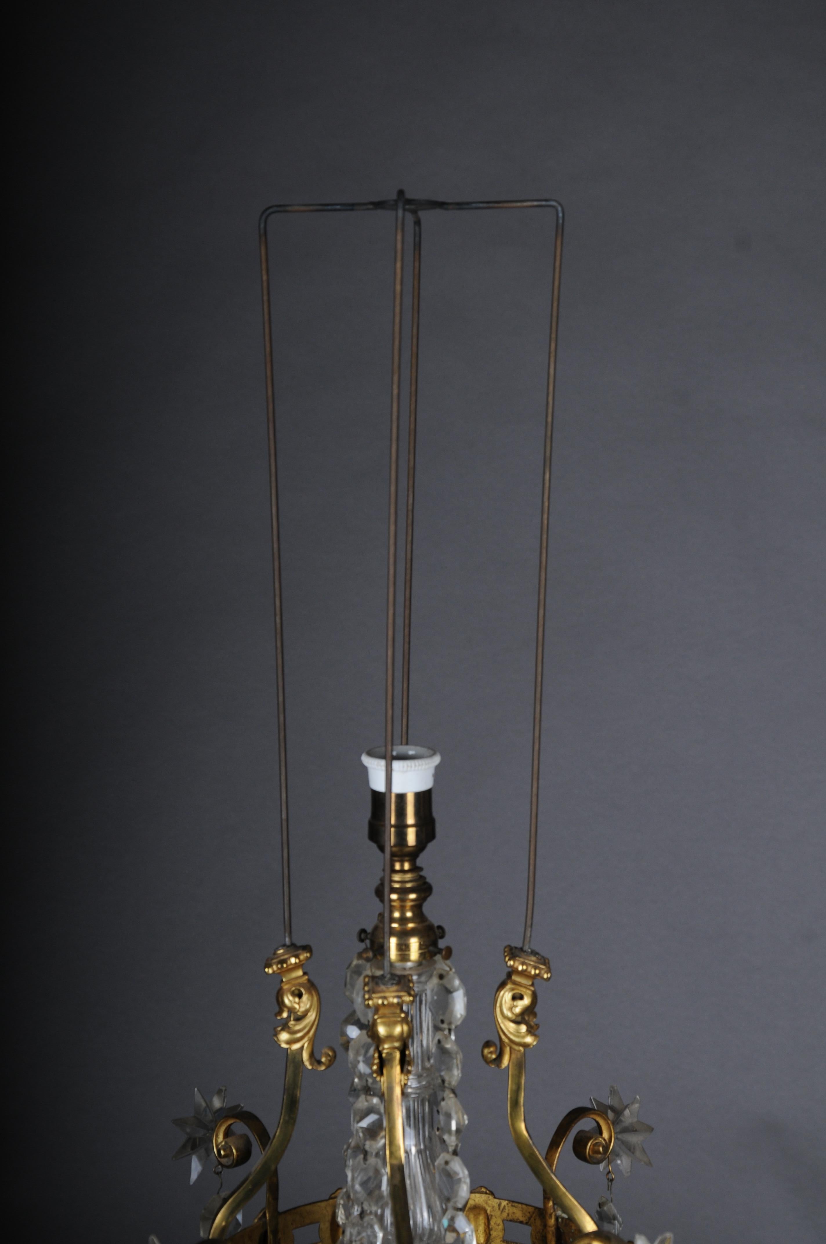 Antike prächtige Stehlampe, Bronze, Gold Napoleon III. (Französisch) im Angebot