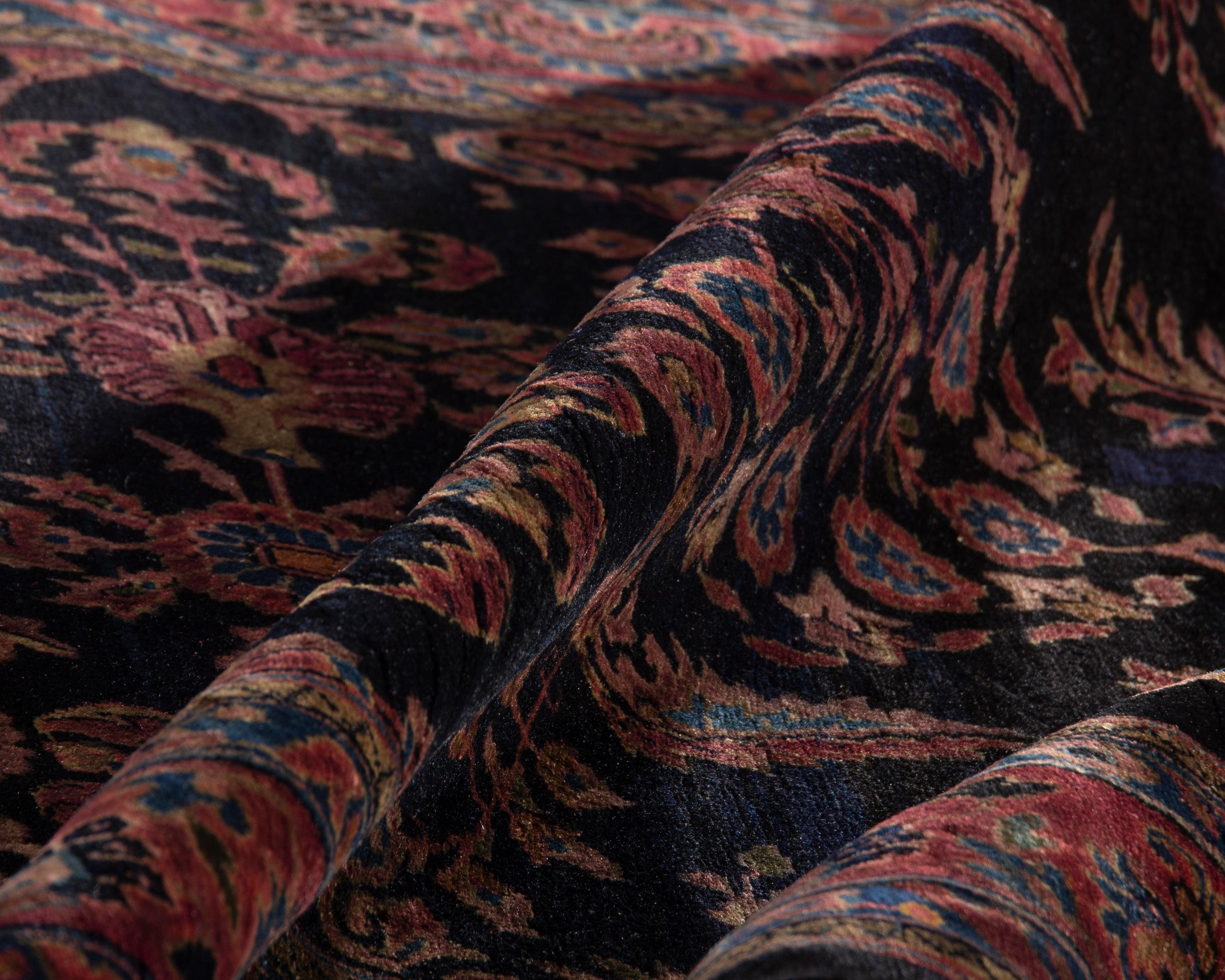 20ième siècle Tapis Sarouk Mahajiran ancien, vers 1900 en vente