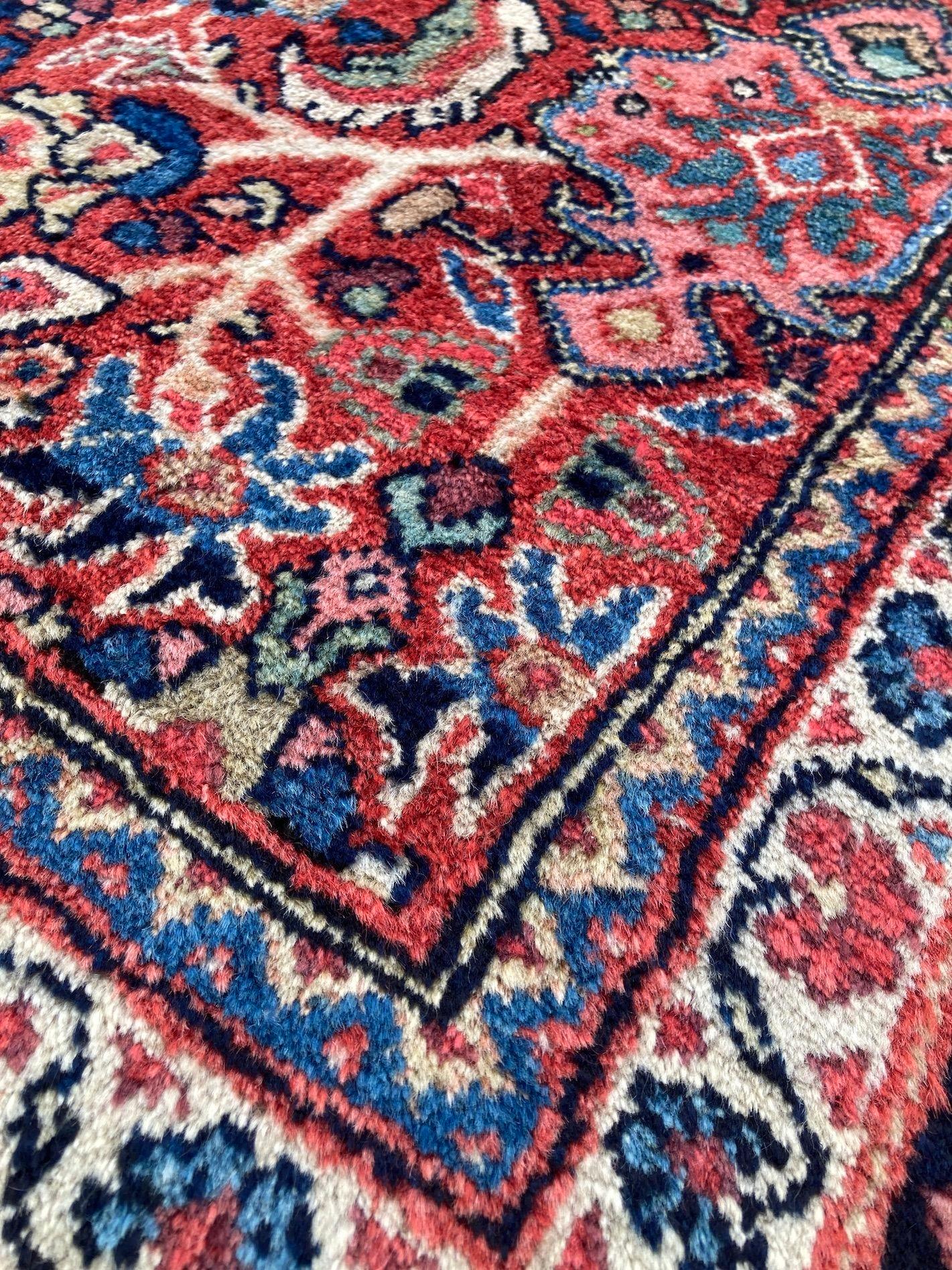 Antique Mahal Carpet 3.63m x 2.81m For Sale 5