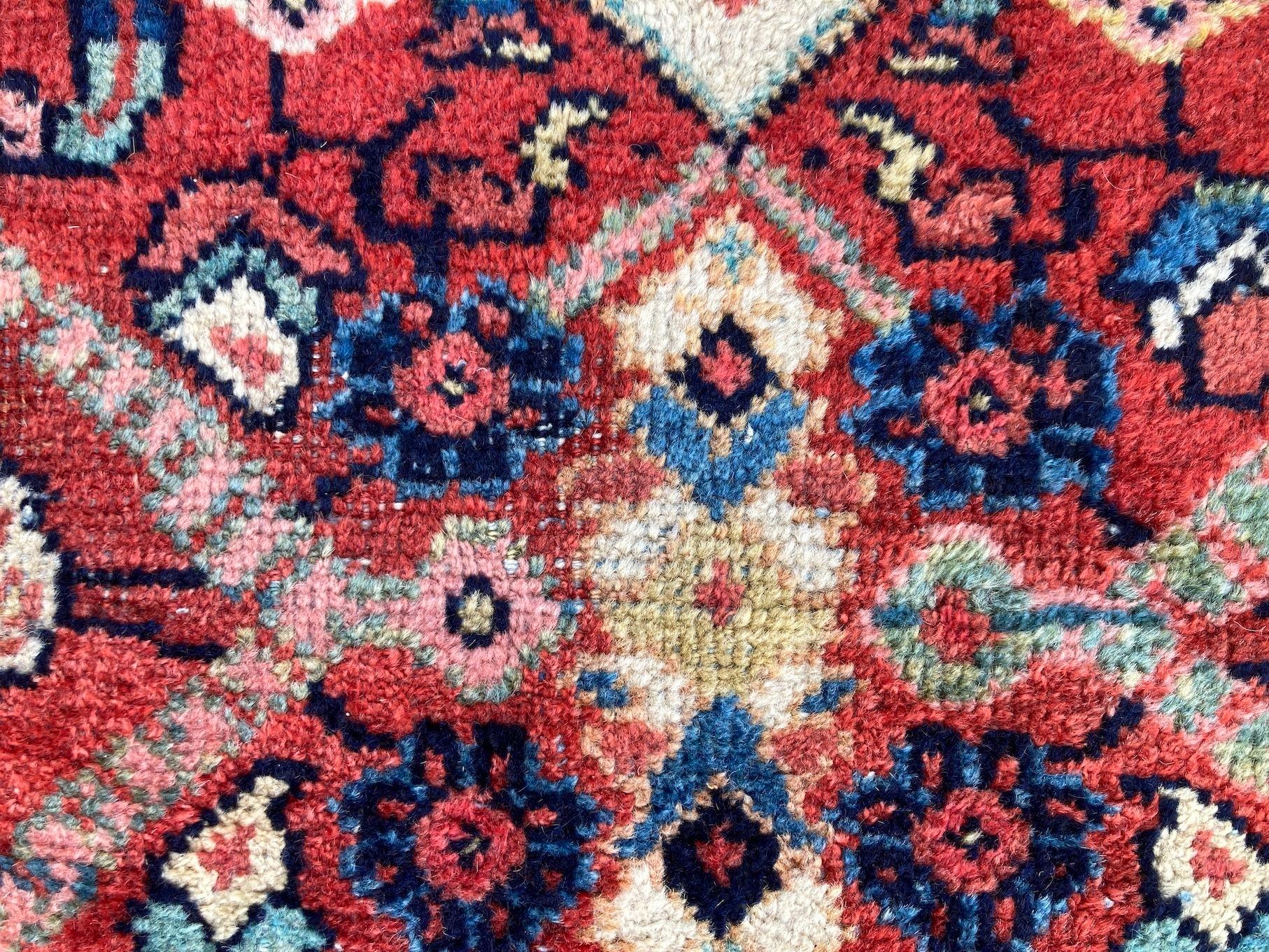 Antique Mahal Carpet 3.63m x 2.81m For Sale 13