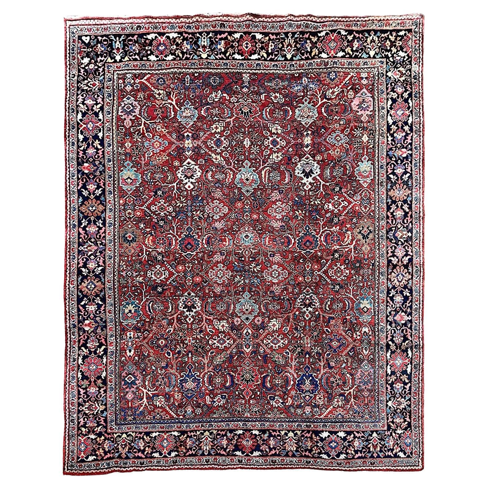 Antique Mahal Carpet 3.63m x 2.81m For Sale