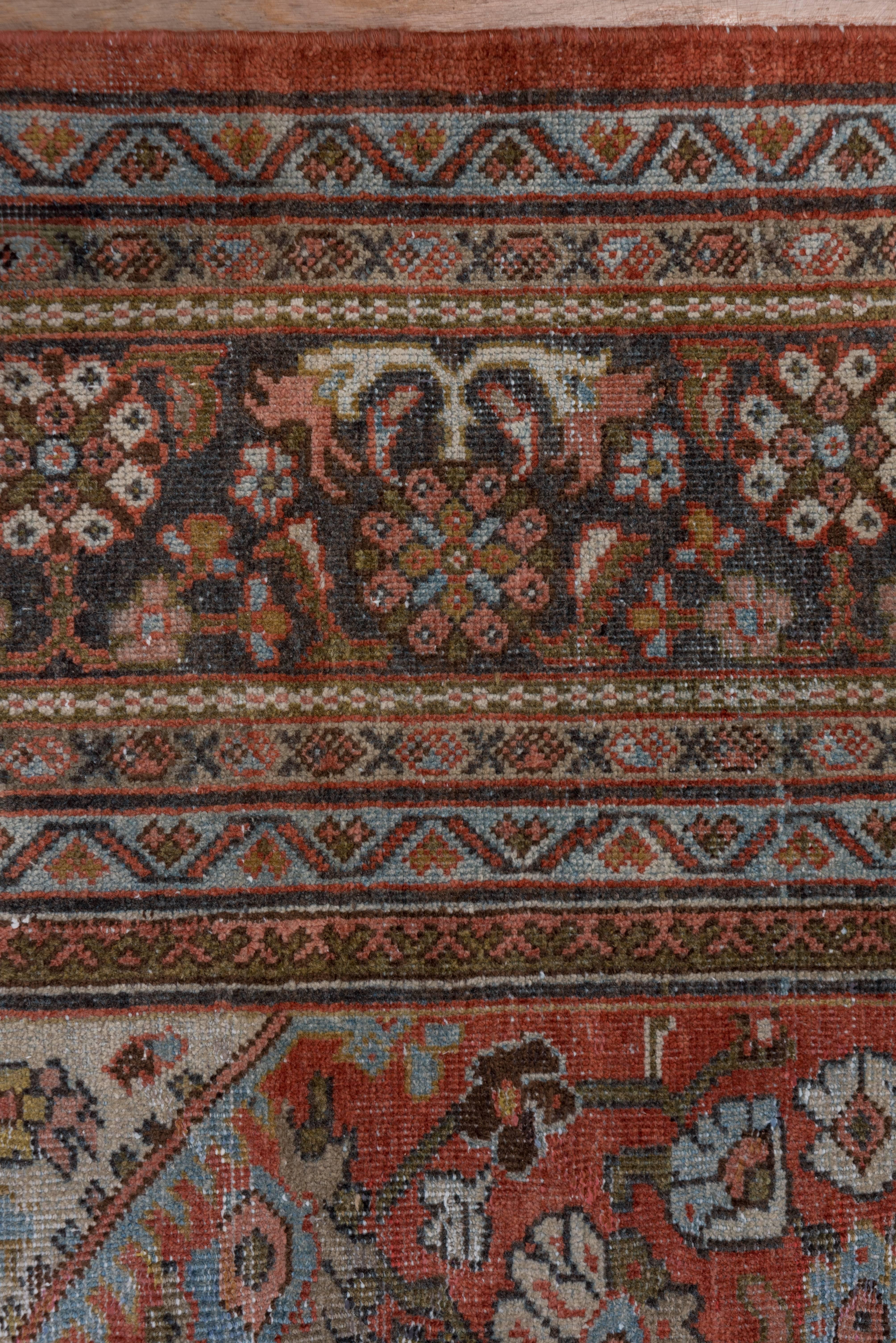 20th Century Antique Persian Mahal Carpet, Circa 1920s