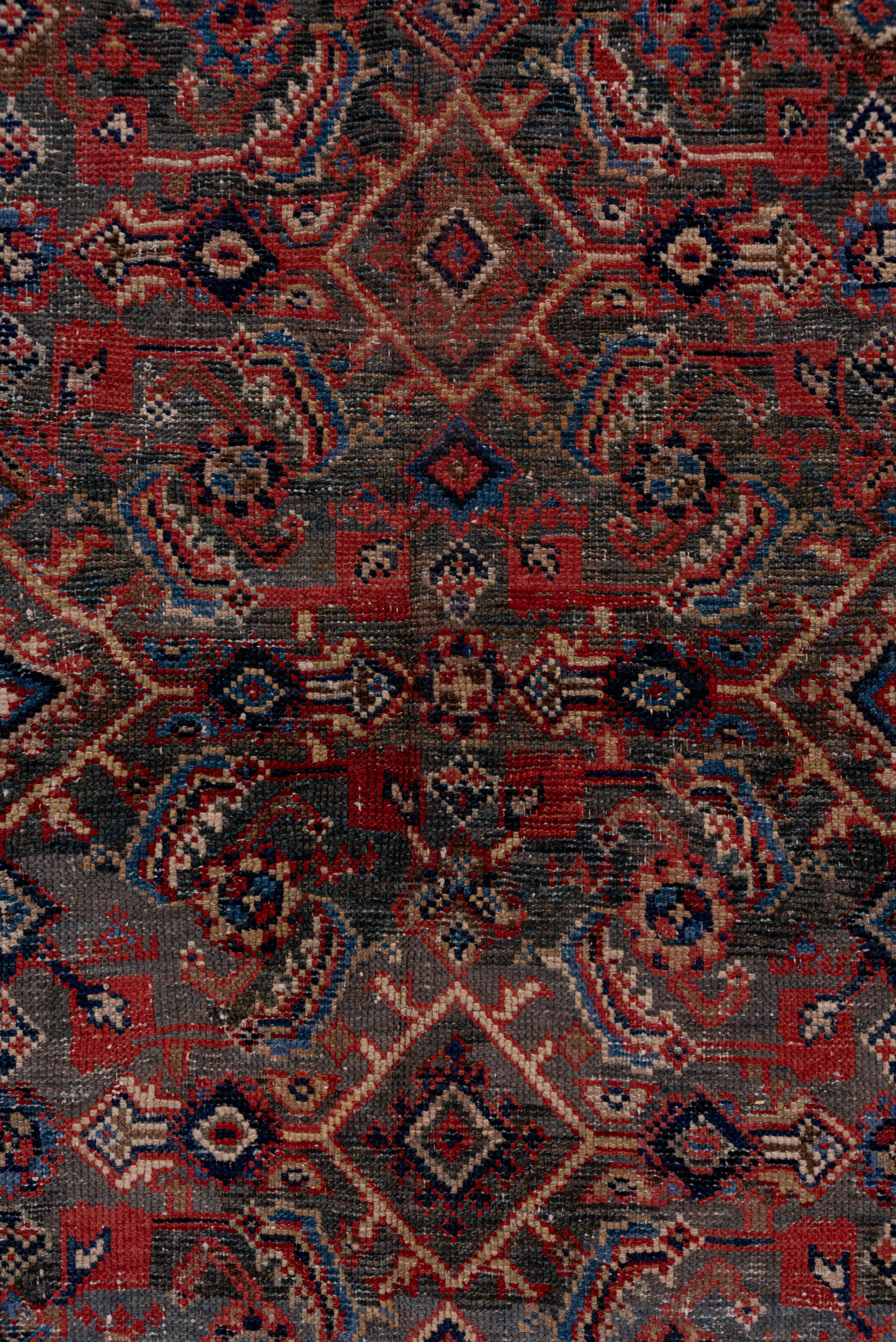 Early 20th Century Antique Mahal Carpet For Sale