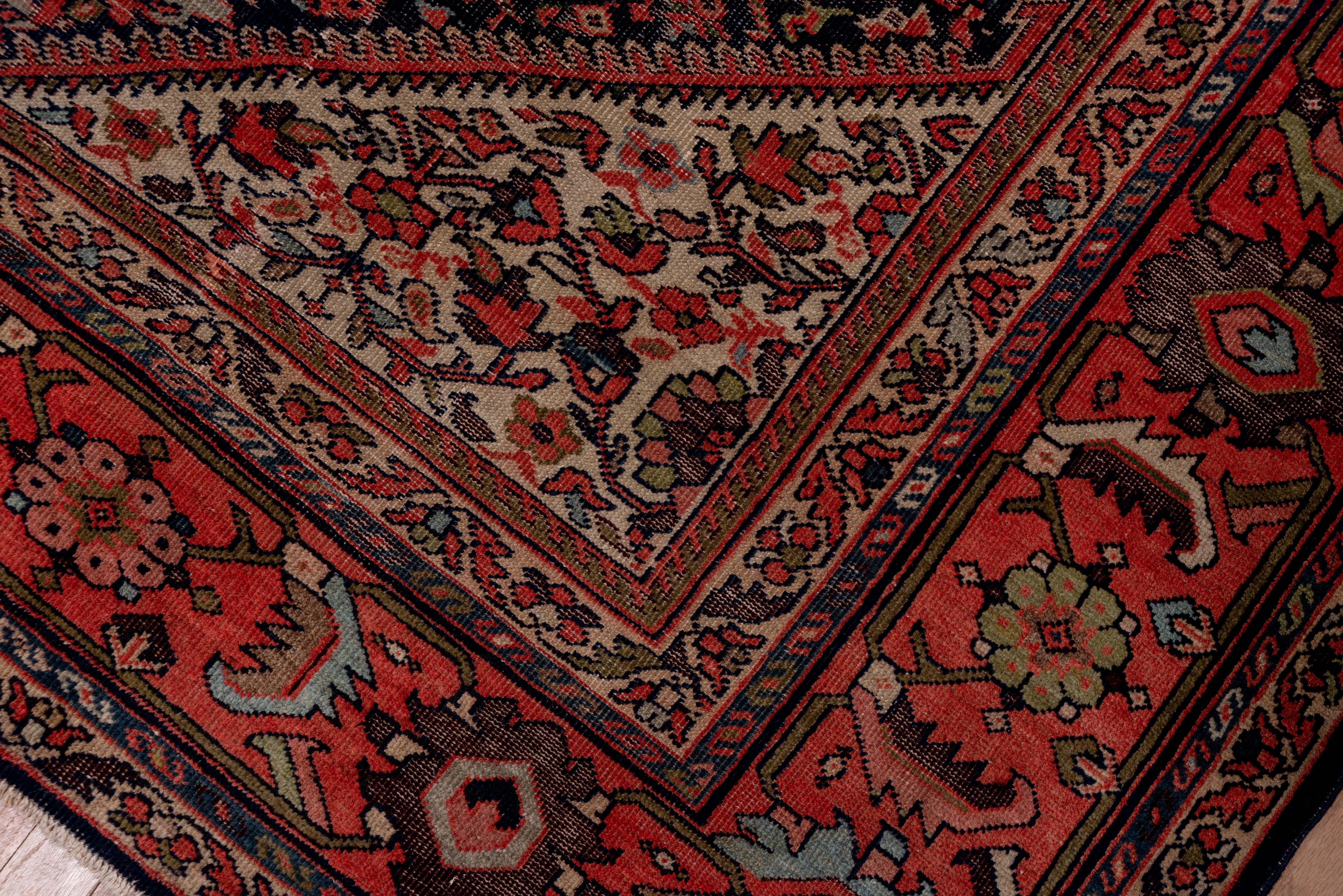 Antique Persian Tribal Farahan Carpet, Circa 1920s 3